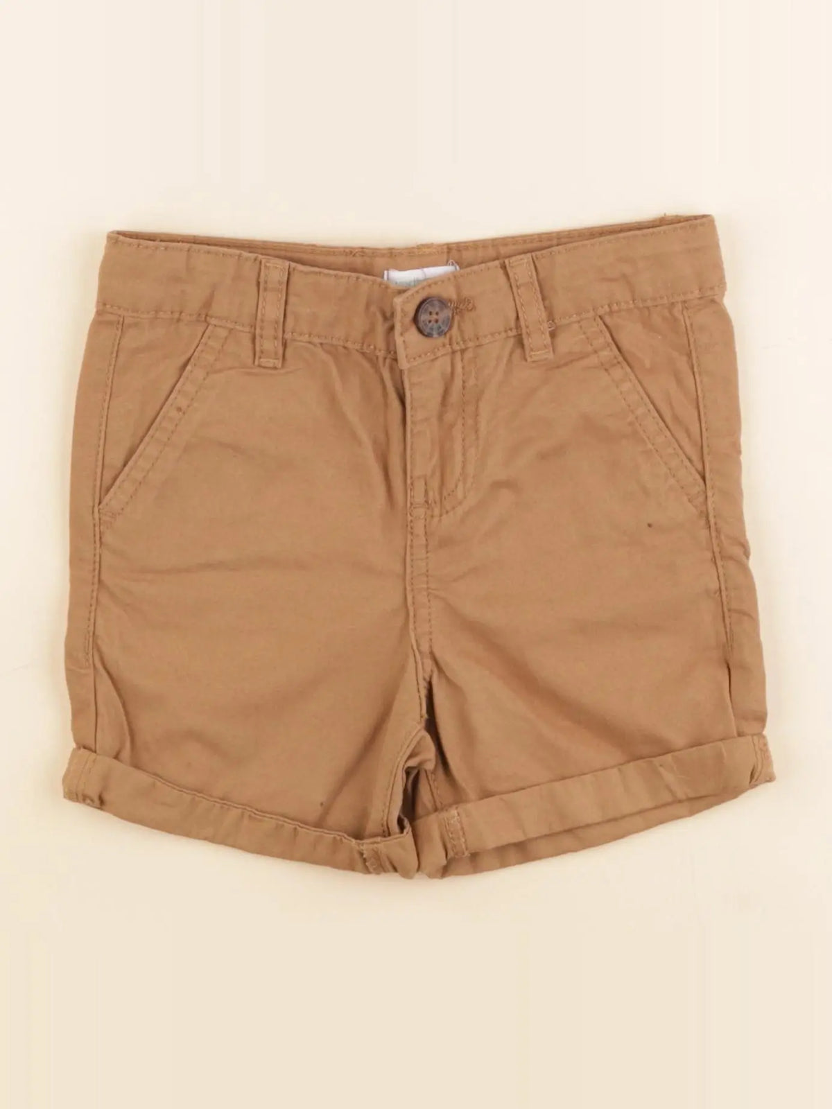 Vertbaudet - short marron - 2 ans