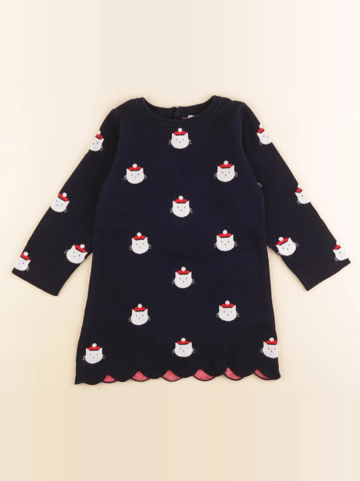 Jacadi - robe bleu, blanc - 36 mois