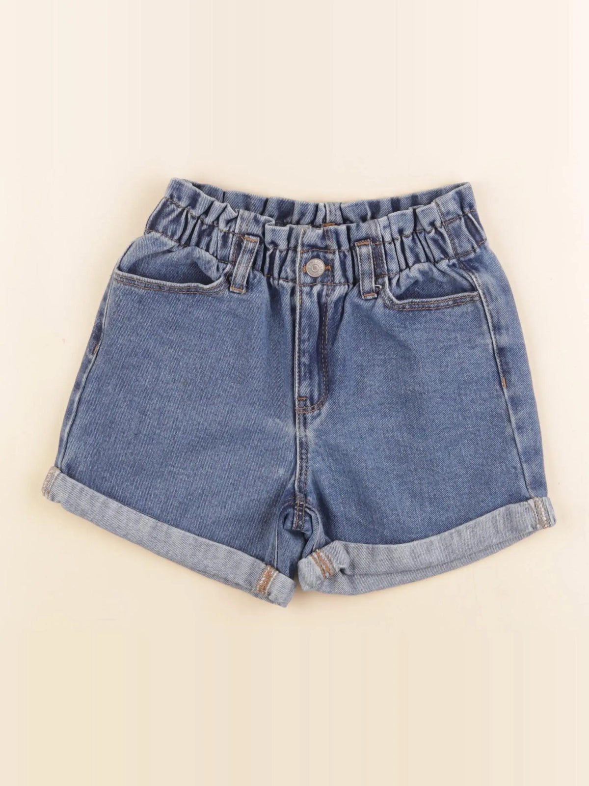 Vertbaudet - short bleu - 6 ans