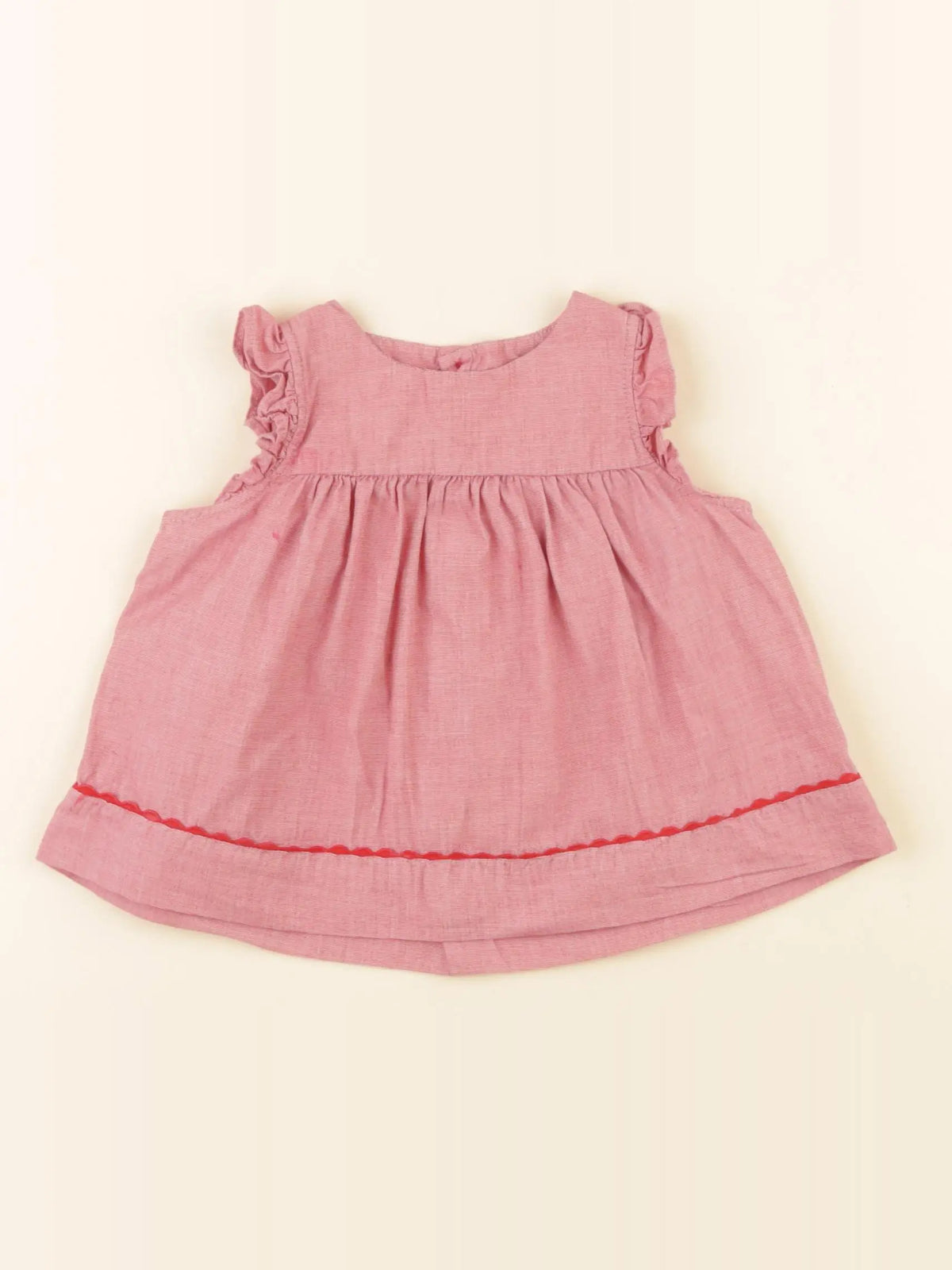Jacadi - blouse rouge - 12 mois