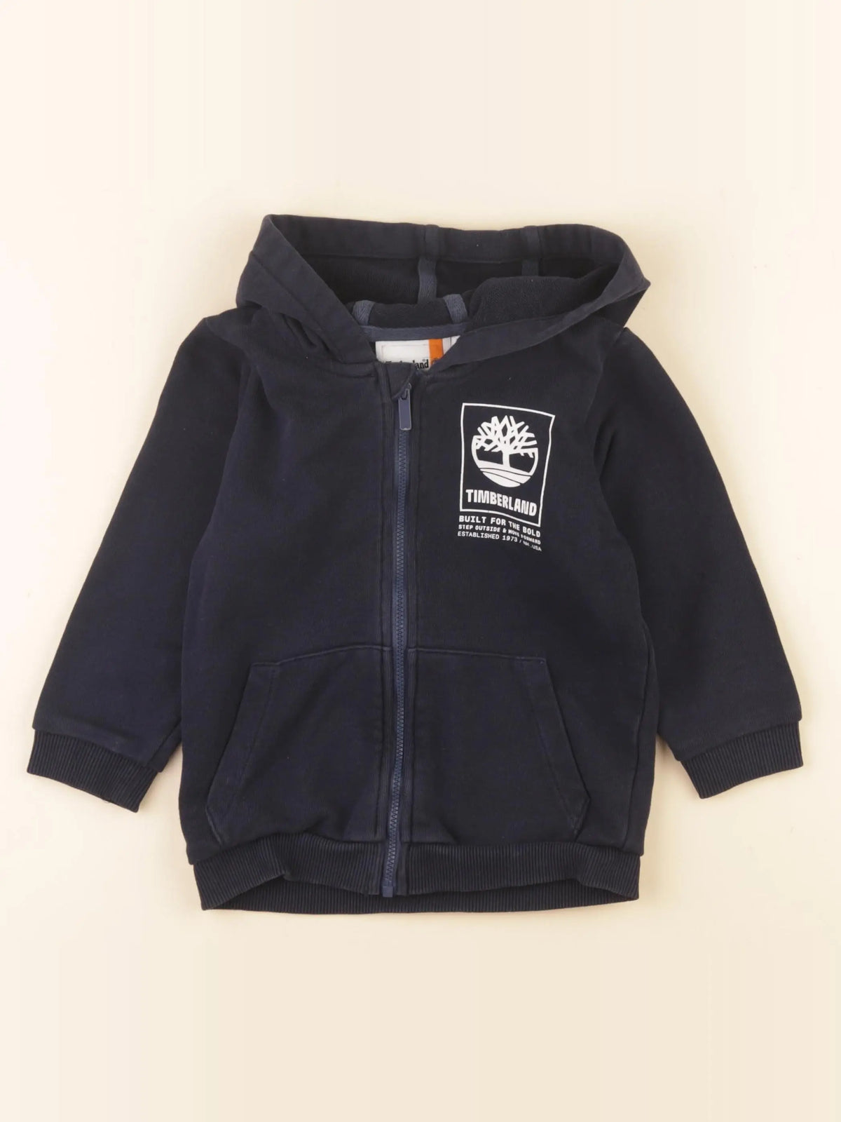 Timberland - sweat bleu - 3 ans