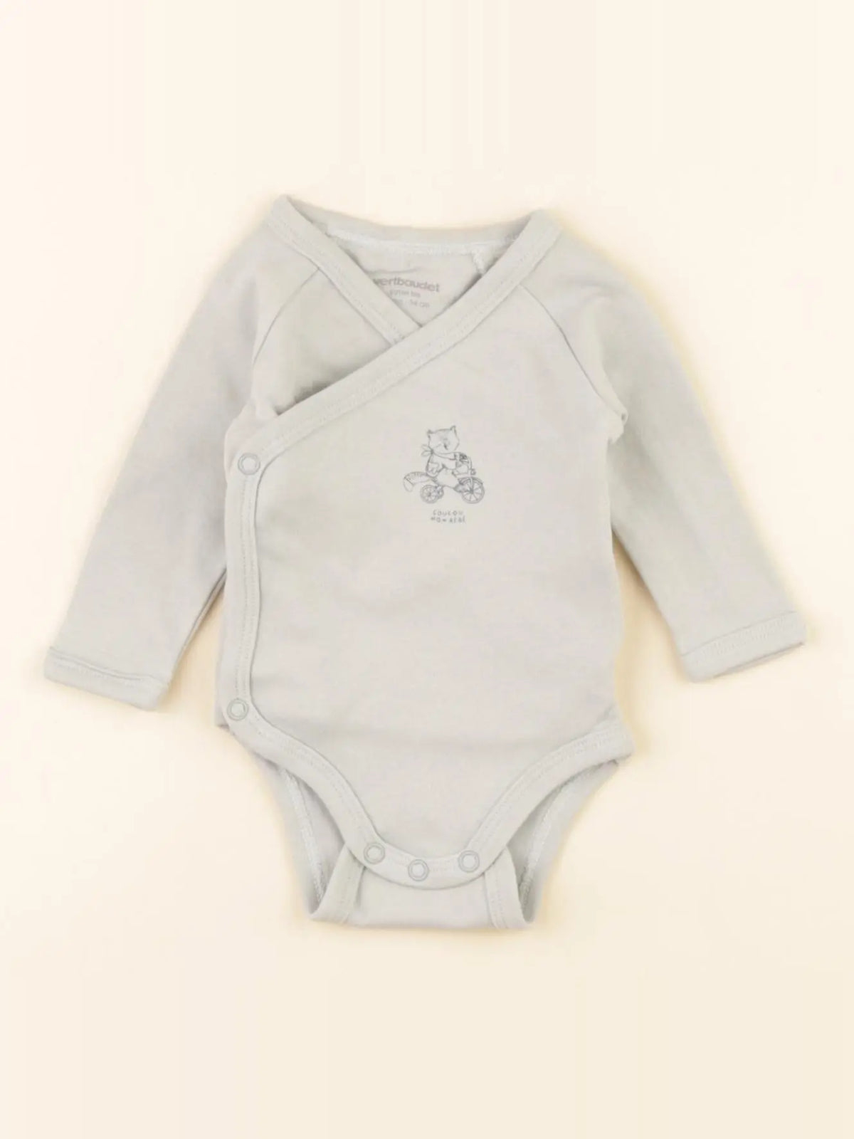 Vertbaudet - body vert - 1 mois