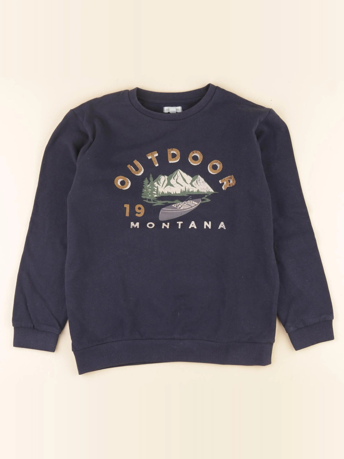 Vertbaudet - sweat bleu - 12 ans