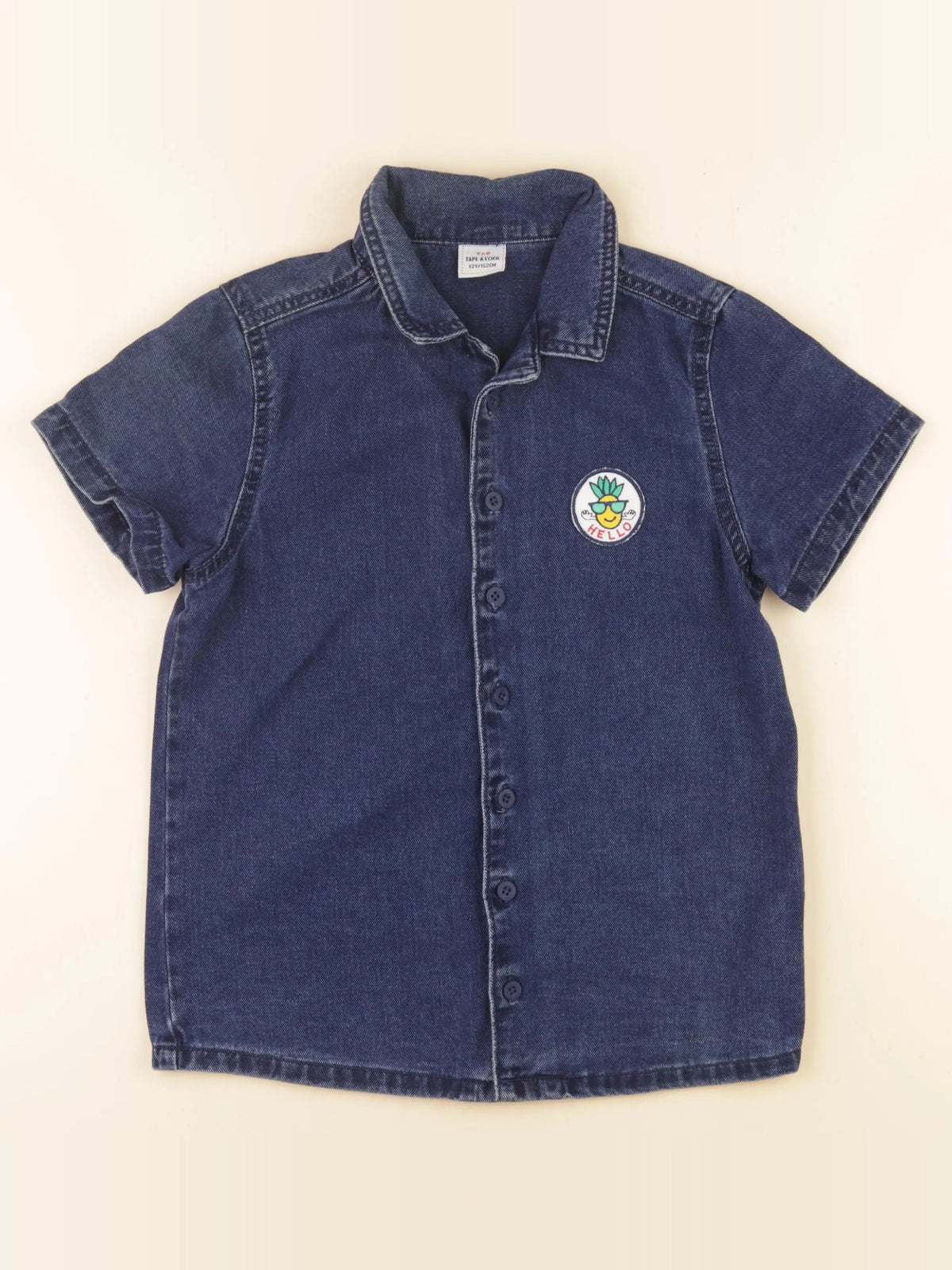 Tape à l'oeil - chemise bleu - 12 ans
