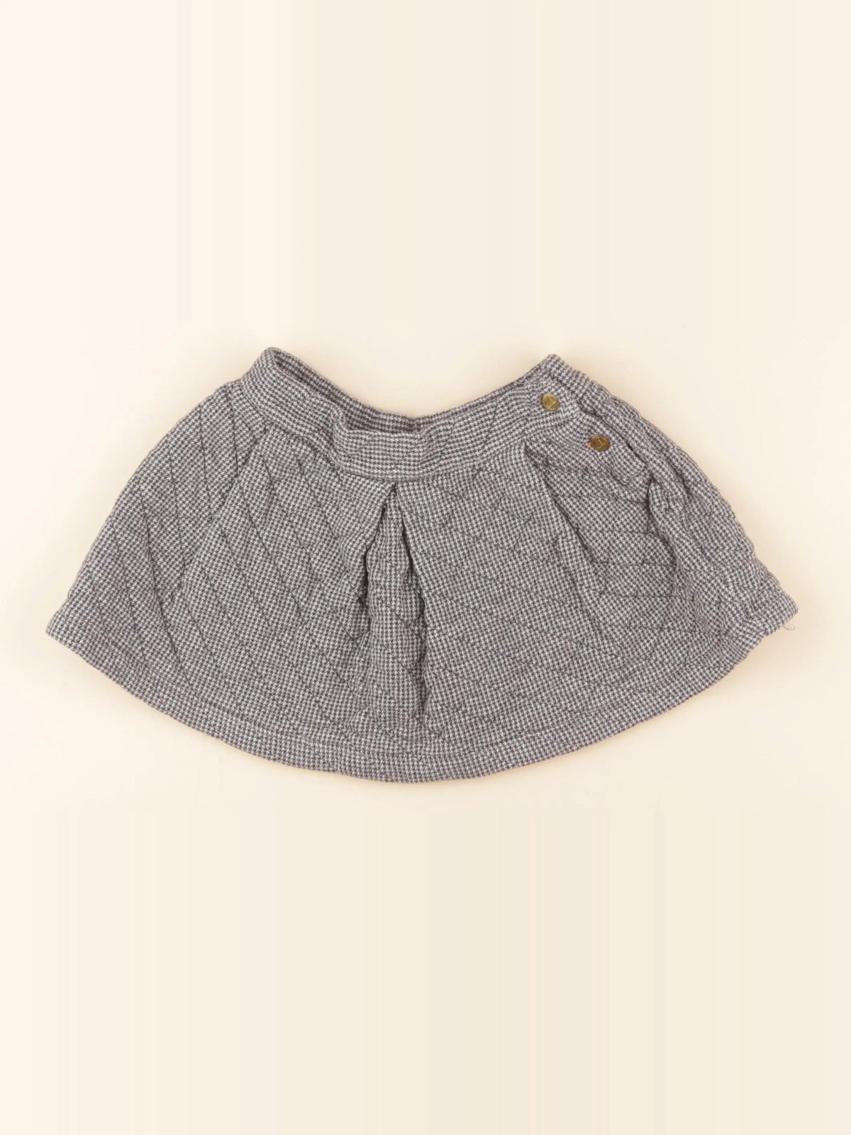Petit Bateau - jupe gris - 4 ans