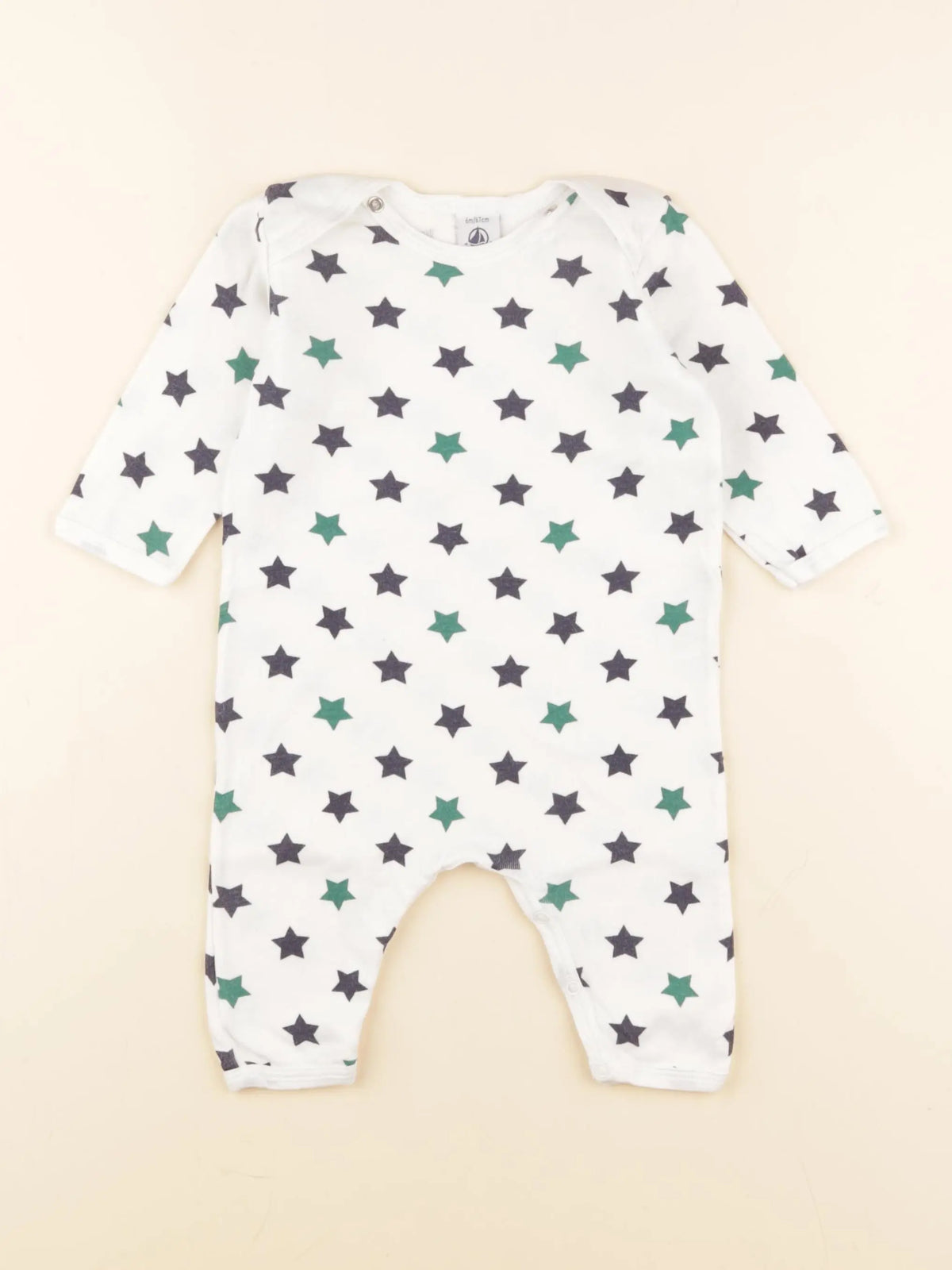 Petit Bateau - pyjama coton multicolore - 6 mois
