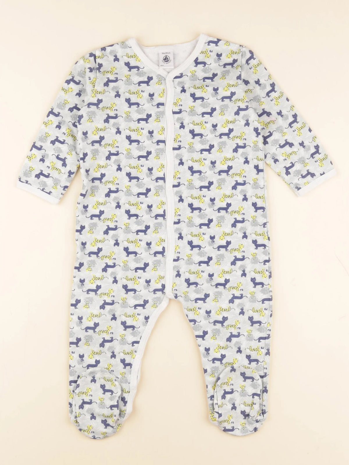 Petit Bateau - pyjama coton multicolore - 18 mois