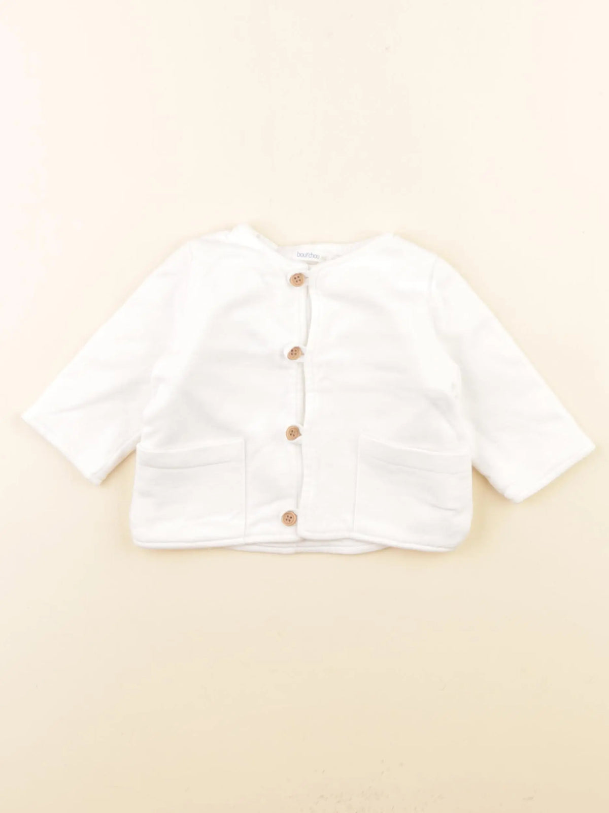 Boutchou - veste blanc - 3 mois