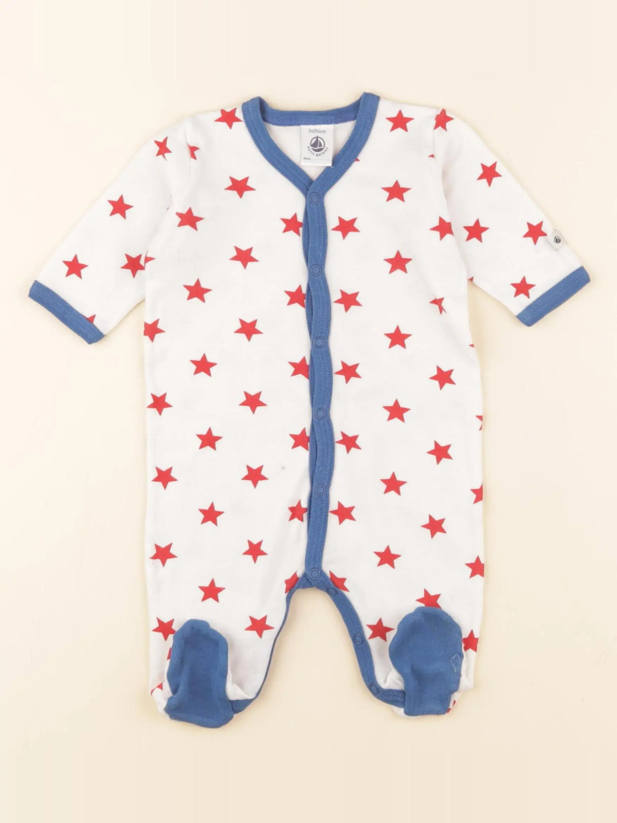 Petit Bateau - pyjama coton multicolore - 1 mois