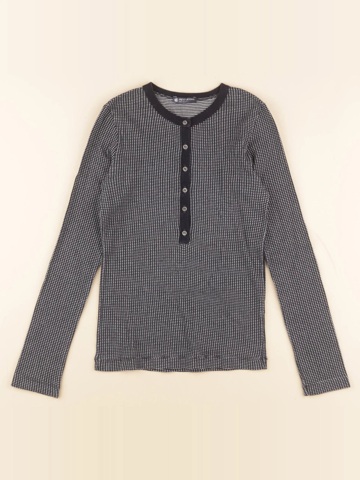 Petit Bateau - tee-shirt bleu - 12 ans