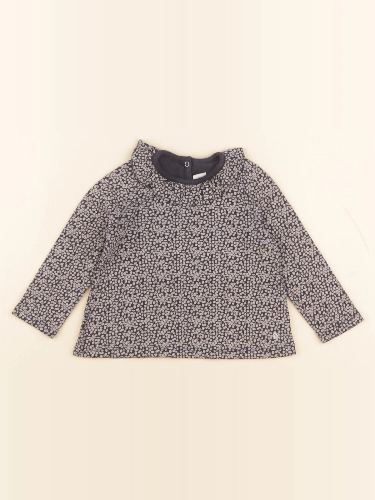 Petit Bateau - tee-shirt bleu - 18 mois