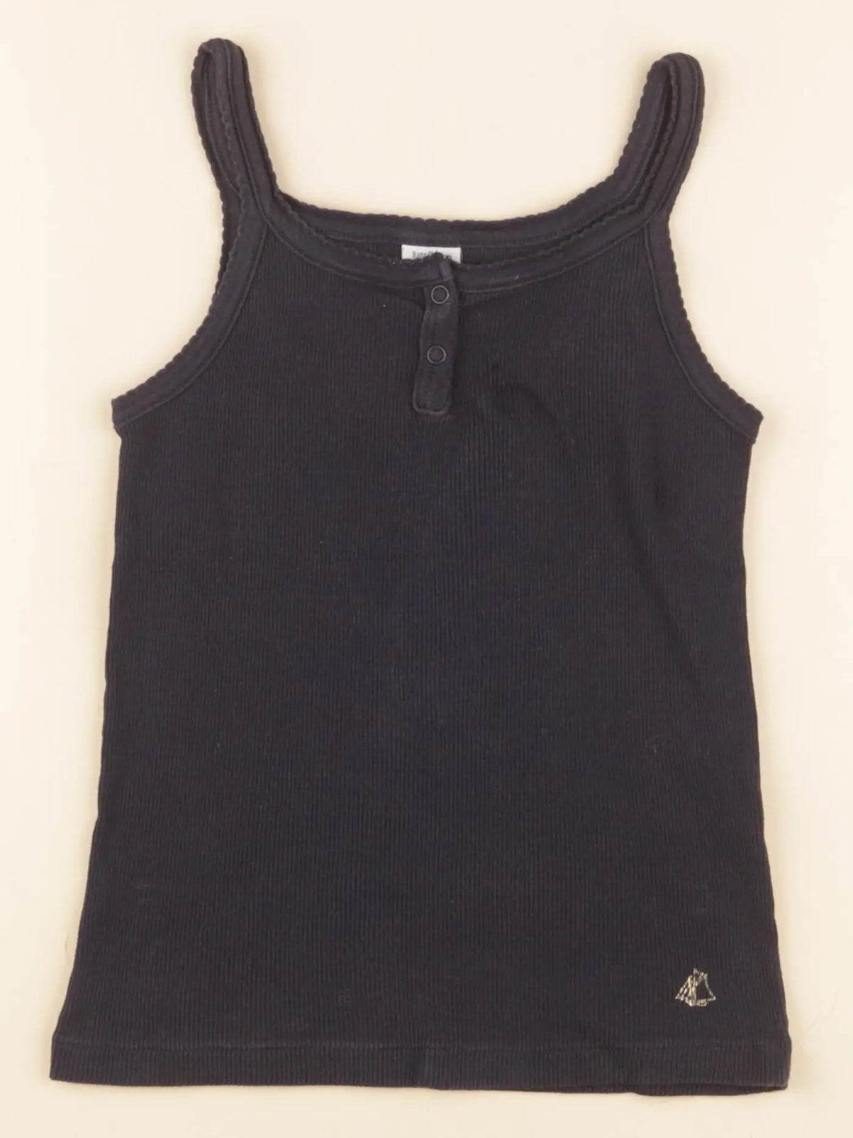 Petit Bateau - débardeur bleu - 8 ans