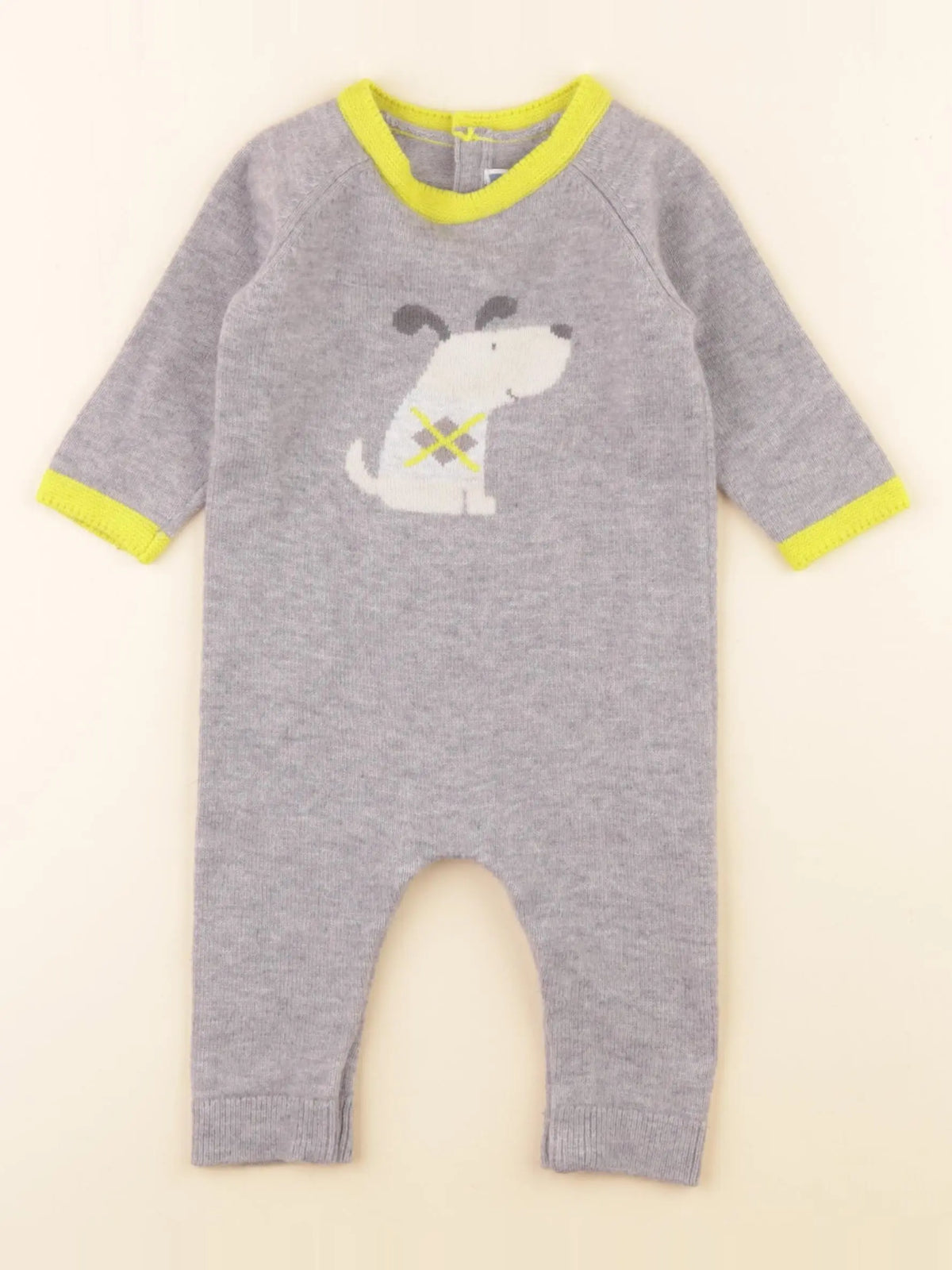 Jacadi - combinaison gris - 6 mois