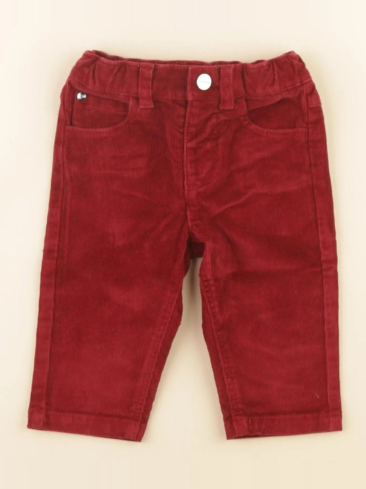 Jacadi - pantalon rouge - 6 mois