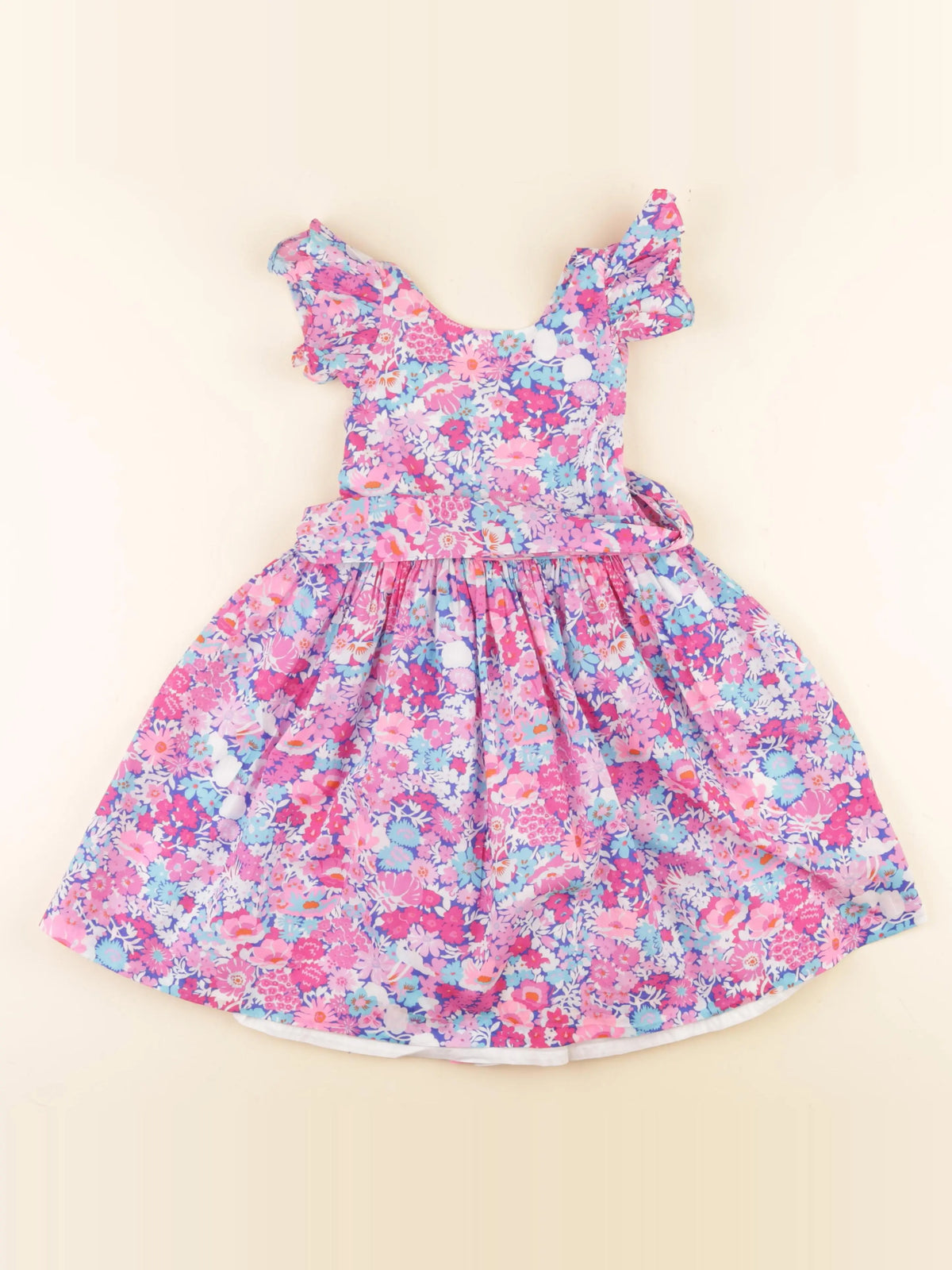 Jacadi - robe liberty multicolore - 5 ans
