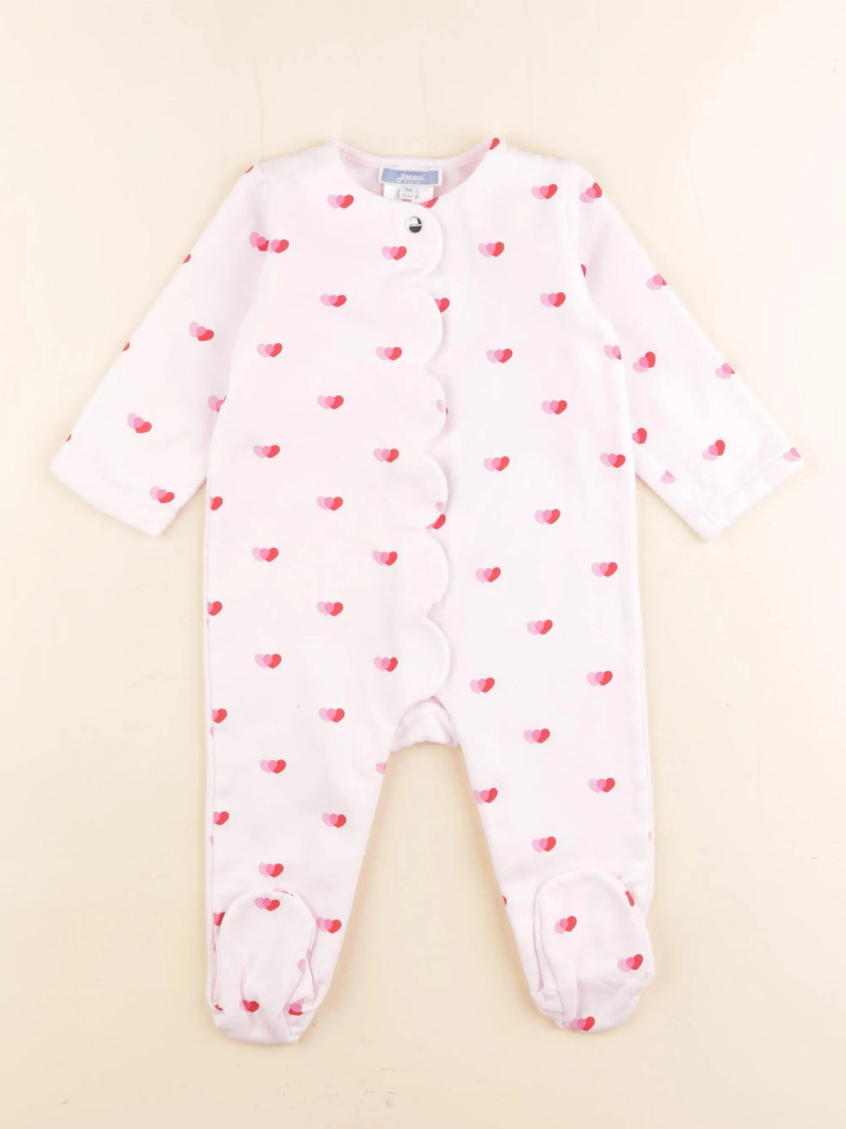 Jacadi - pyjama coton rose - 9 mois