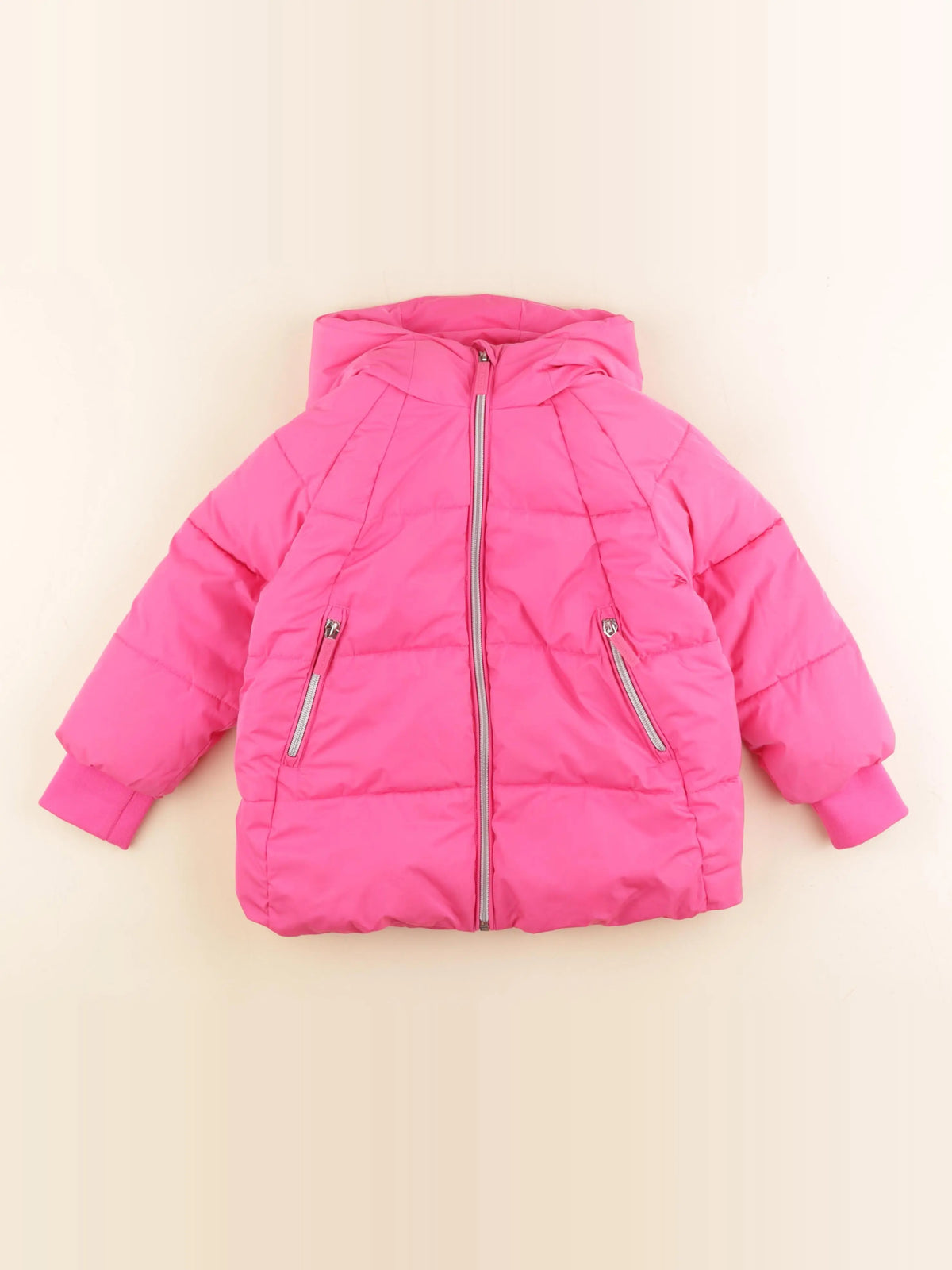 Jacadi - doudoune rose fluo - 5 ans