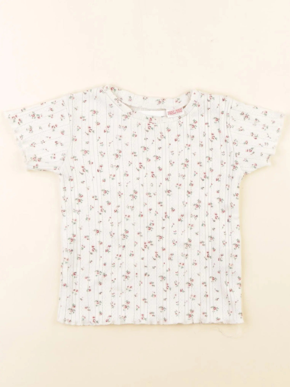 Zara - tee-shirt beige - 18 mois