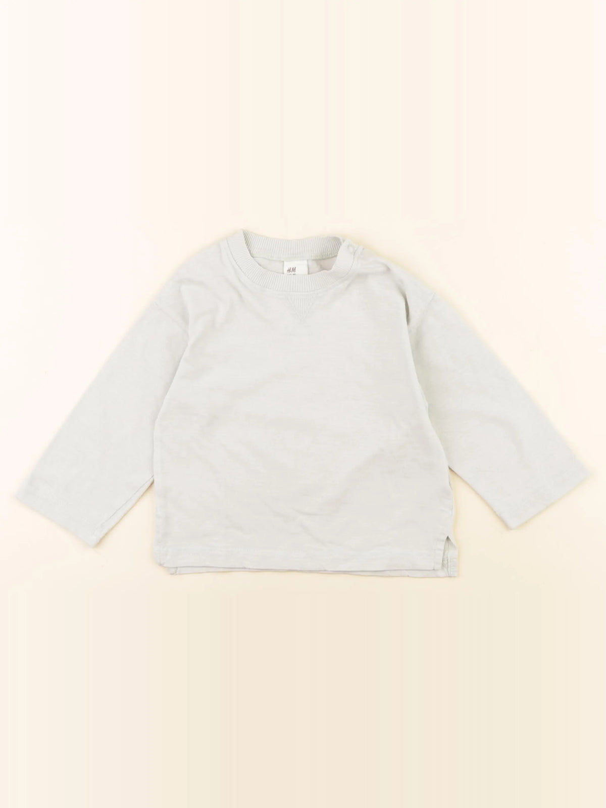 H&M - tee-shirt bleu - 9/12 mois