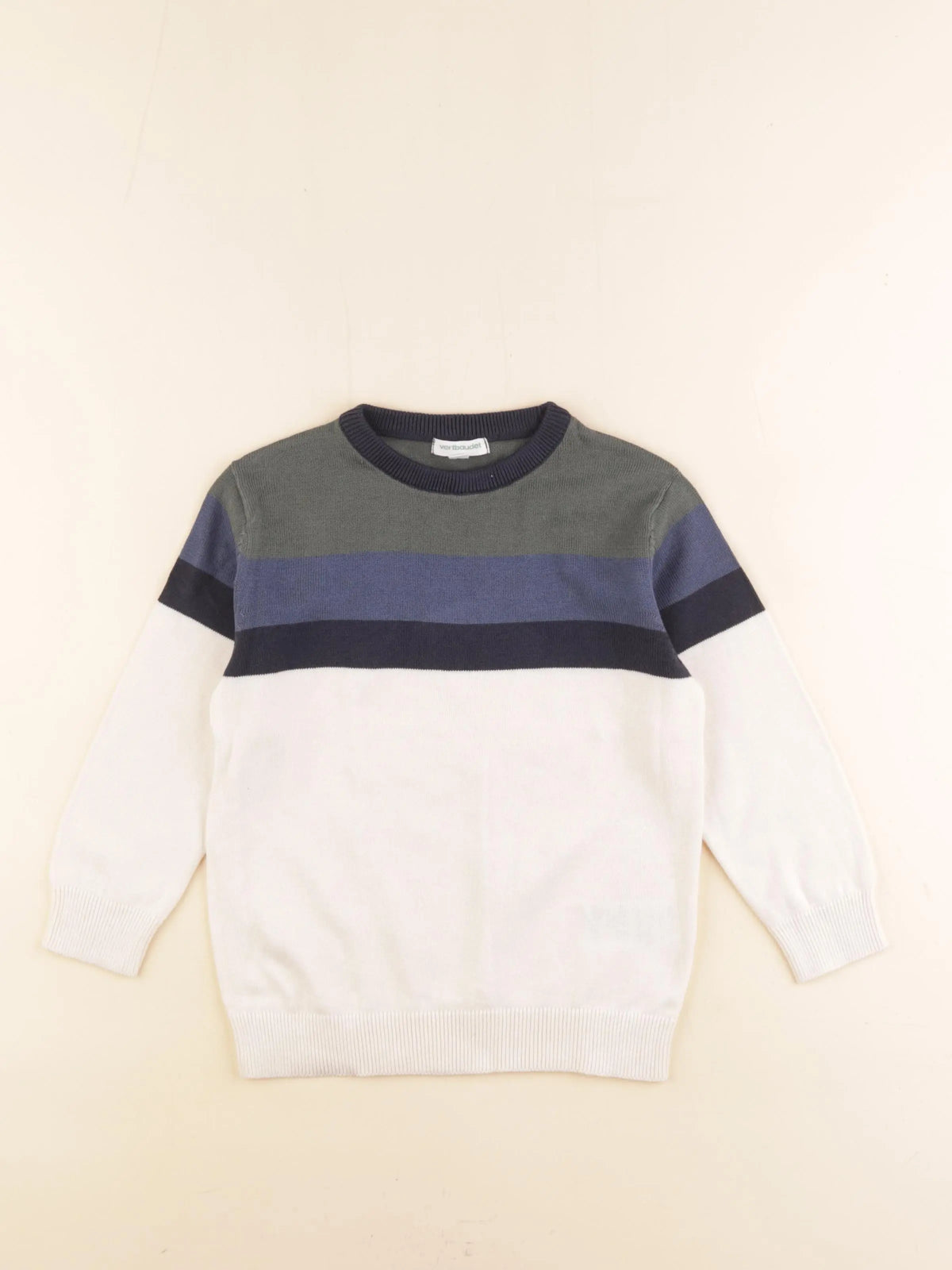 Vertbaudet - pull multicolore - 4 ans
