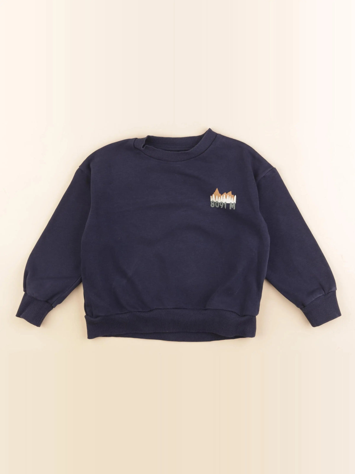 Vertbaudet - sweat bleu - 5 ans