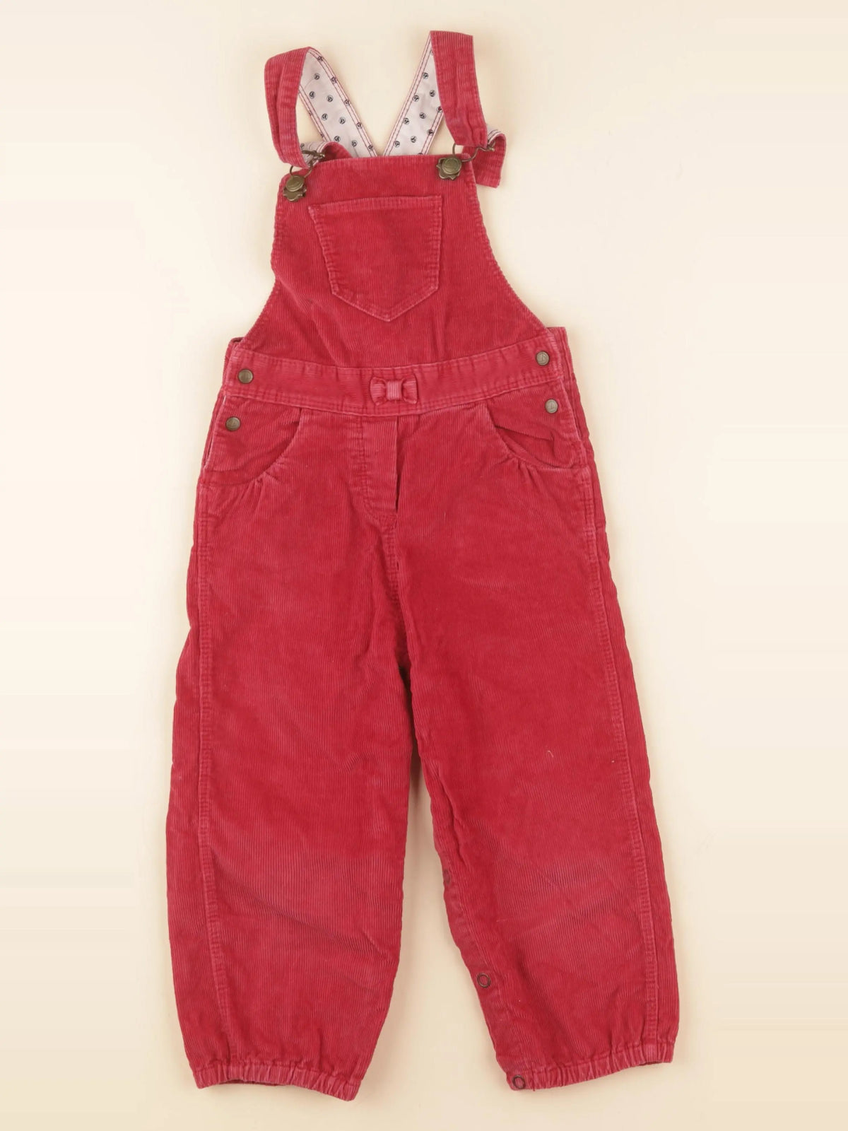 Petit Bateau - salopette rouge - 24 mois