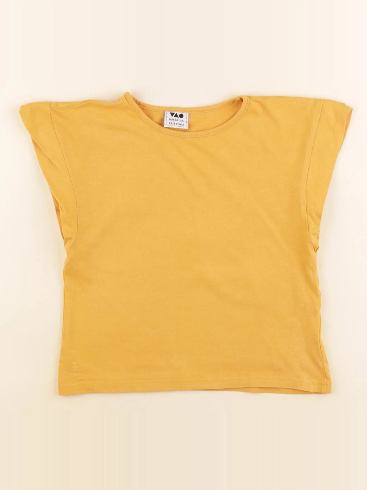 Tape à l'oeil - tee-shirt jaune - 6 ans