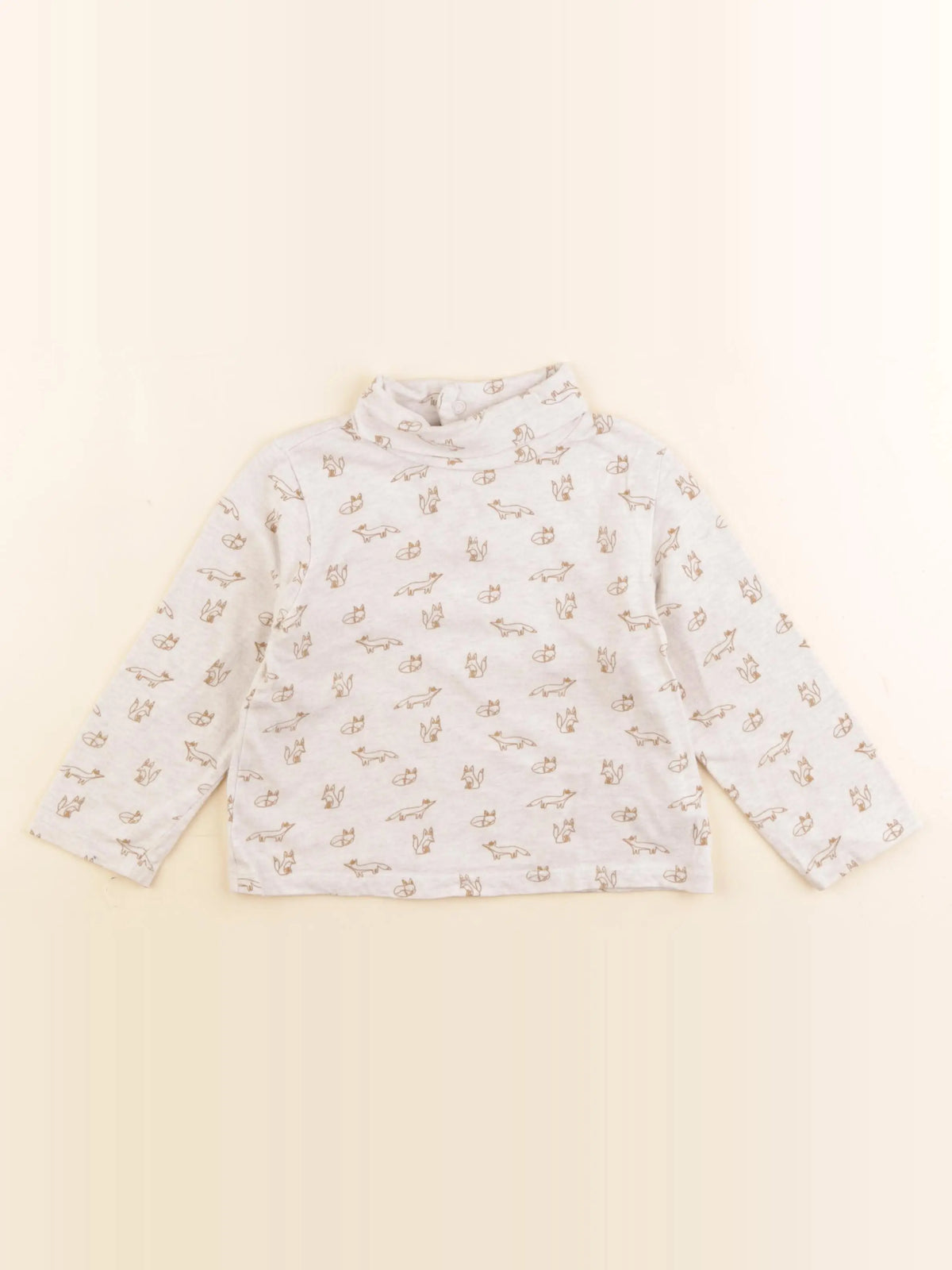 Tape à l'oeil - sous-pull beige - 24 mois