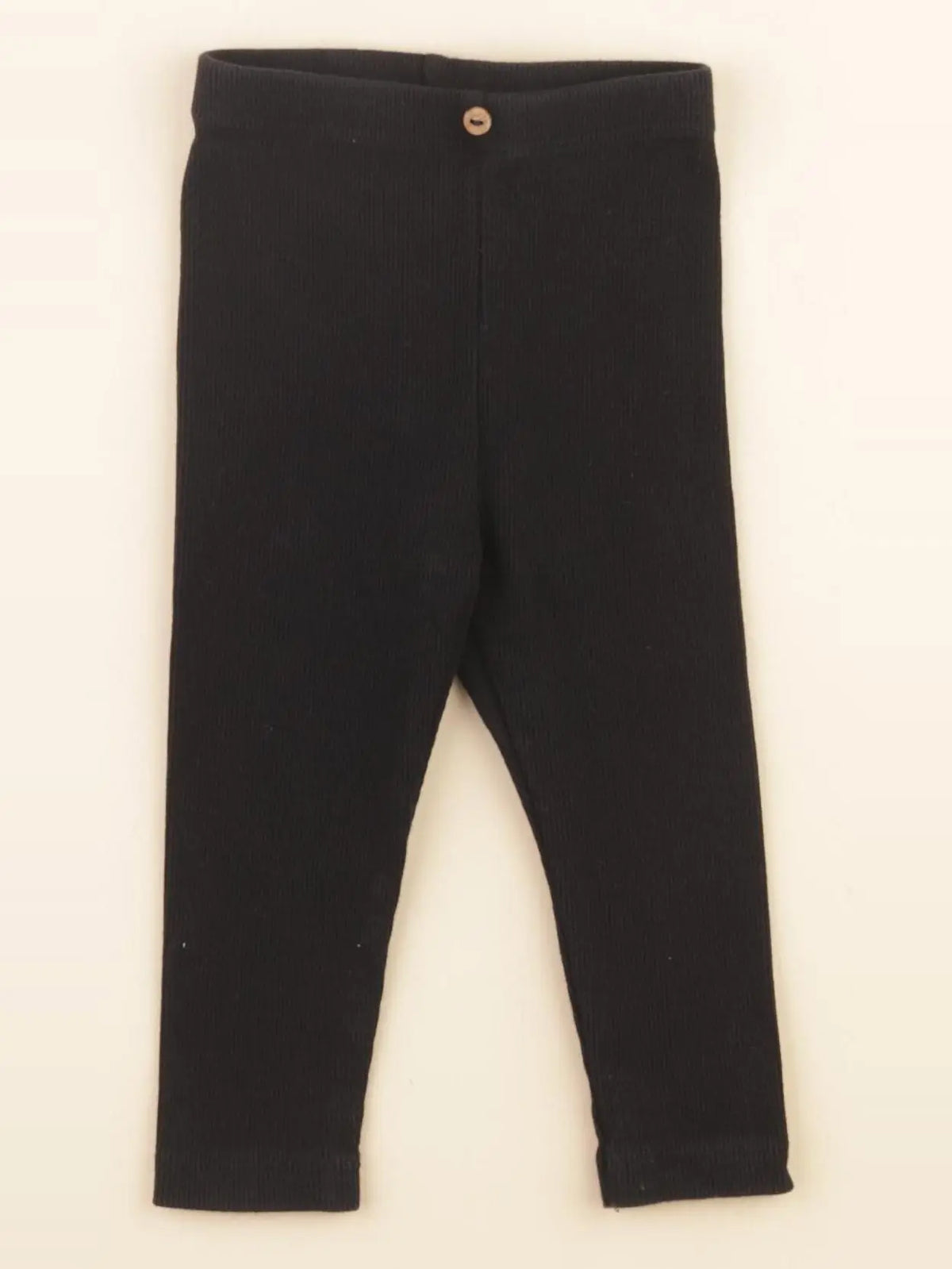 Zara - legging noir - 9/12 mois