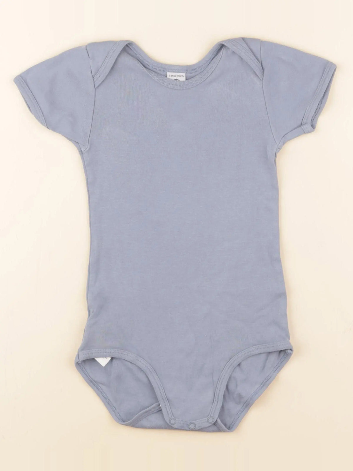 Petit Bateau - body bleu - 4 ans