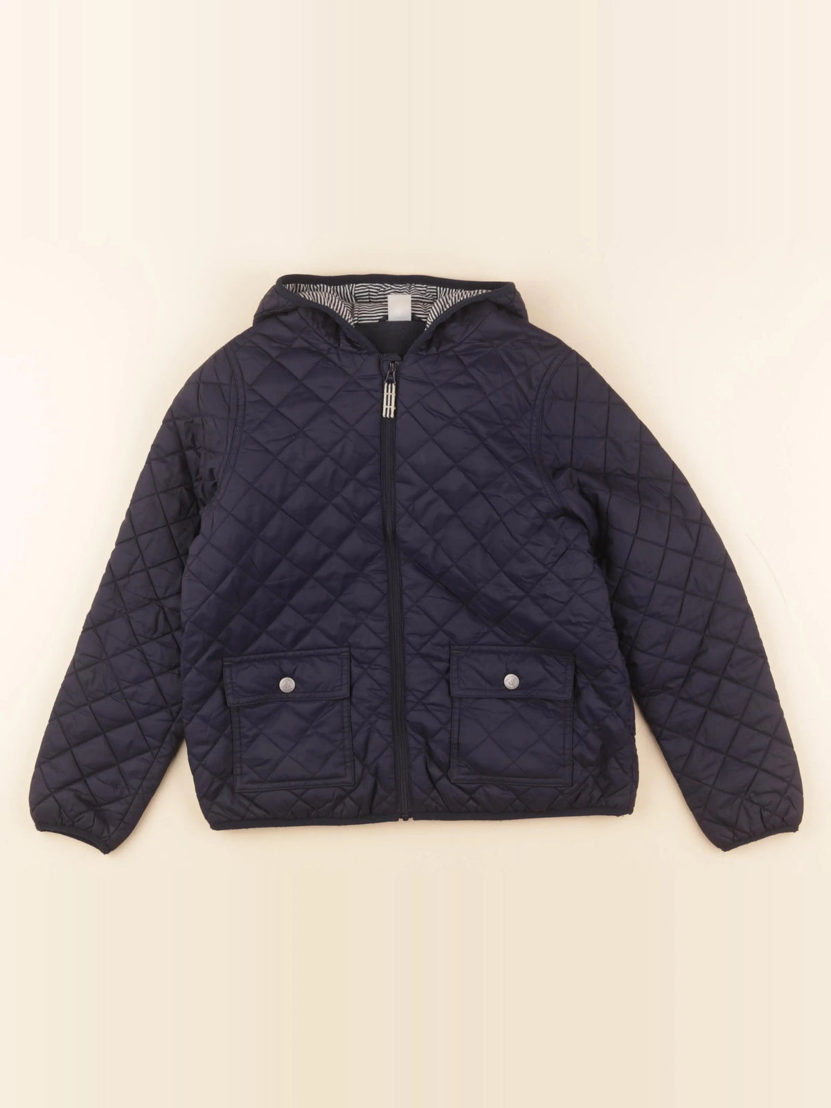 Petit Bateau - doudoune bleu - 10 ans