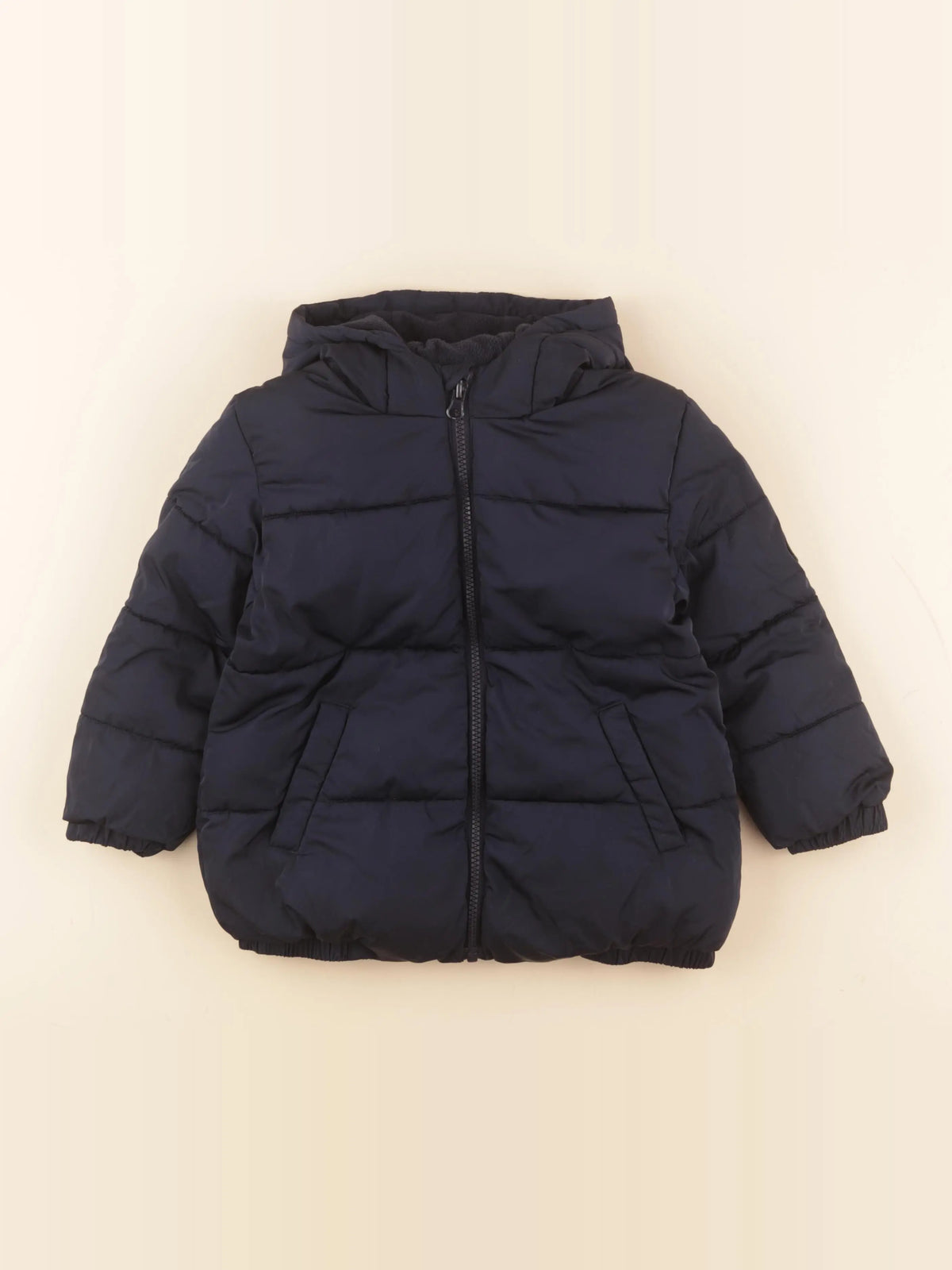 Petit Bateau - doudoune bleu - 4 ans