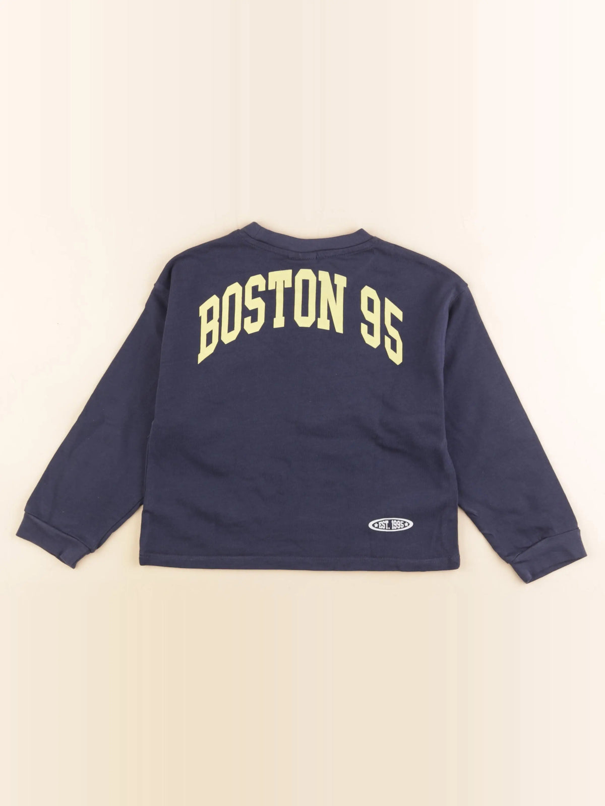 Zara - tee-shirt imprimé au dos bleu - 6/7 ans