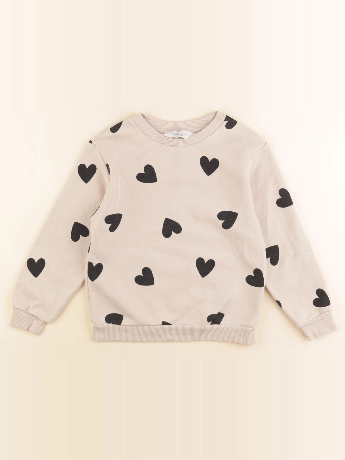 H&M - sweat beige - 4/6 ans