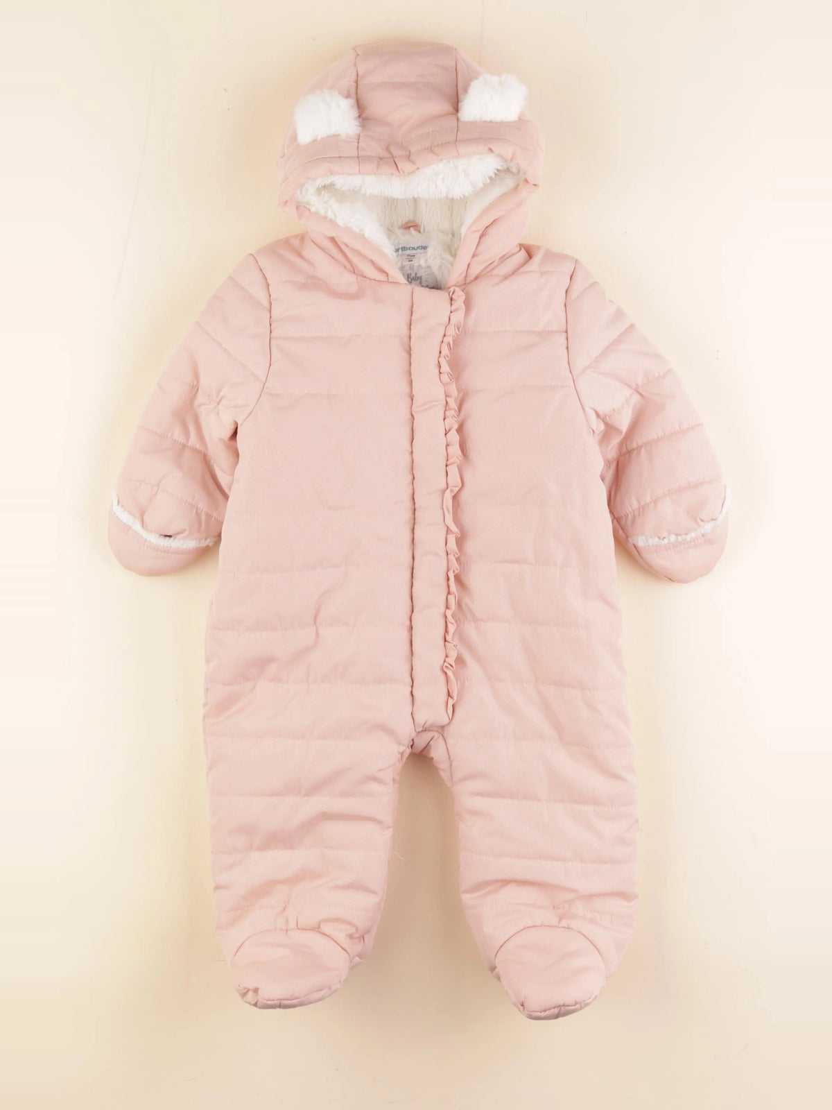 Vertbaudet - combi-pilote rose - 9 mois