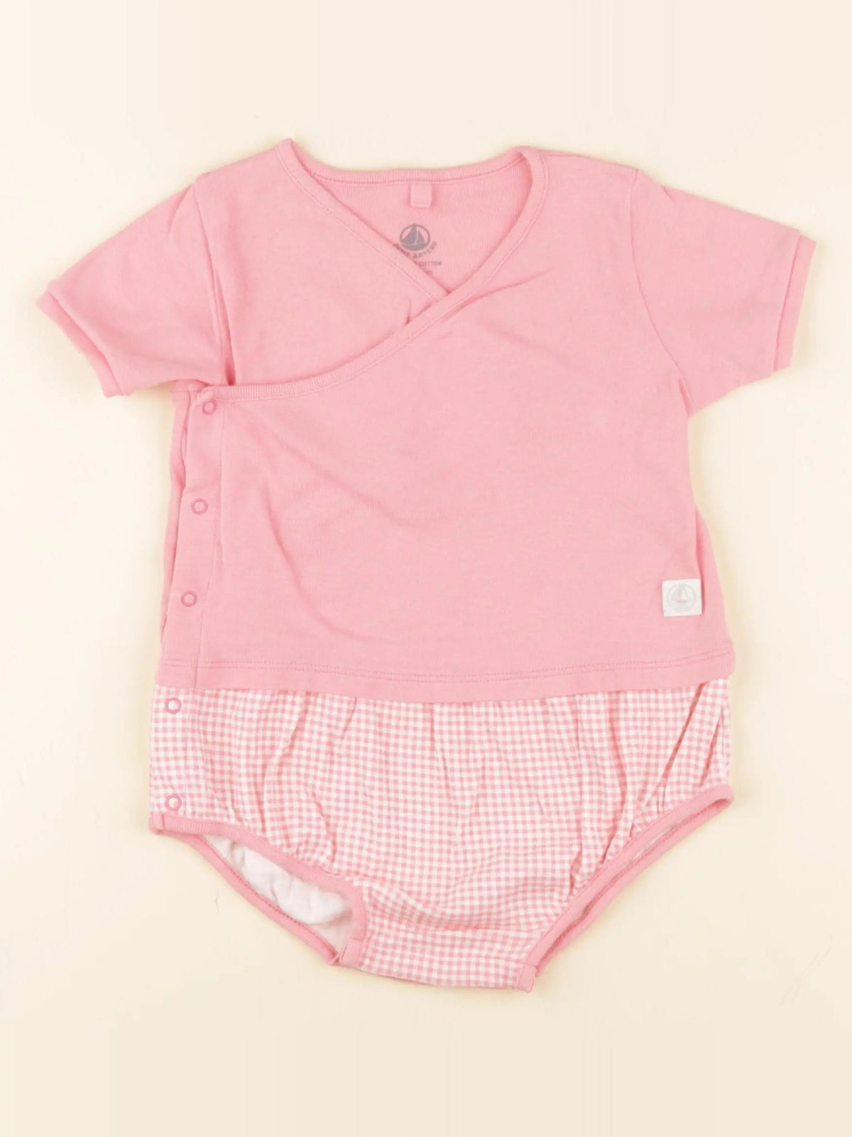 Petit Bateau - combinaison rose - 18 mois
