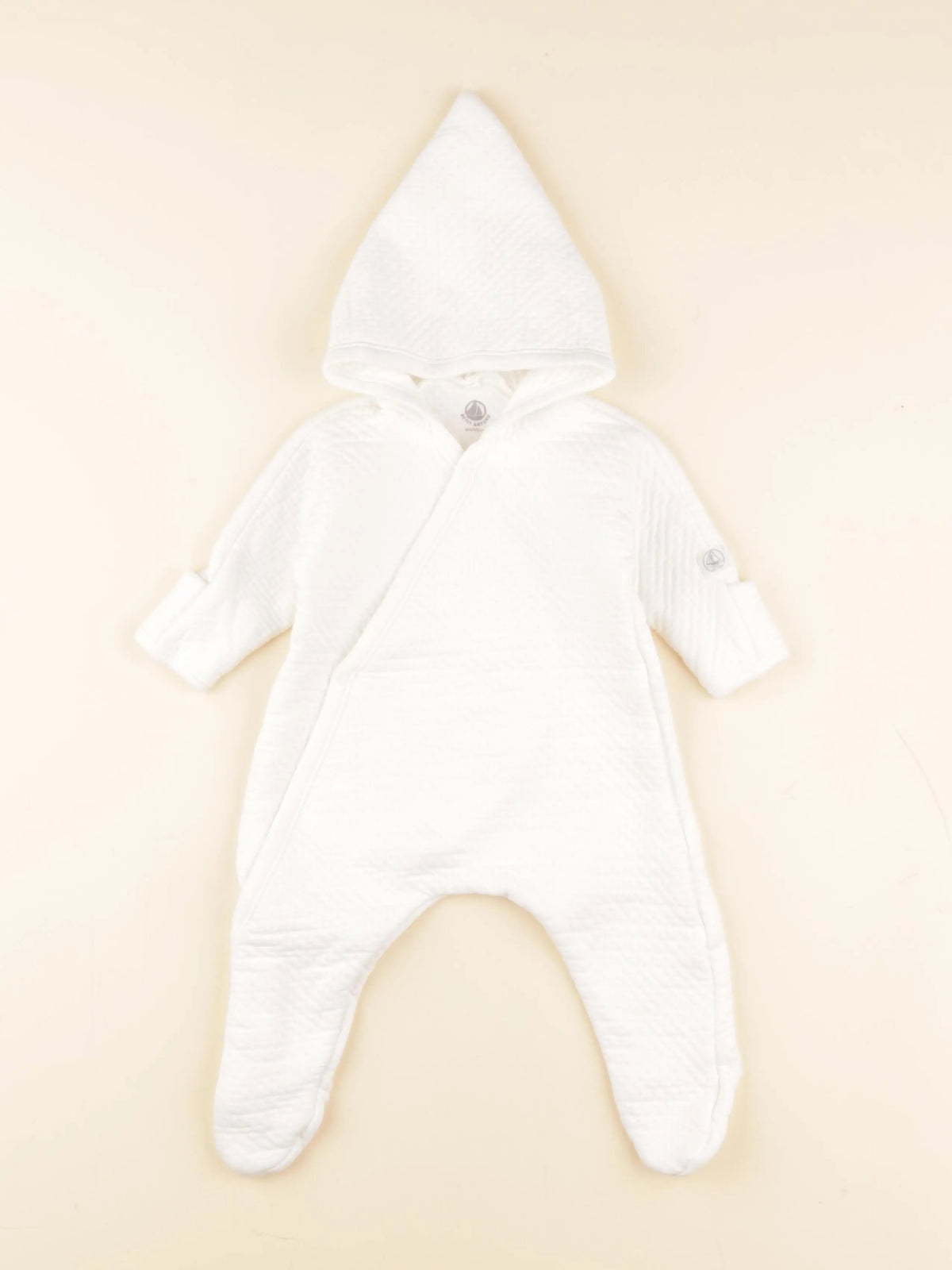 Petit Bateau - combinaison blanc - 6 mois