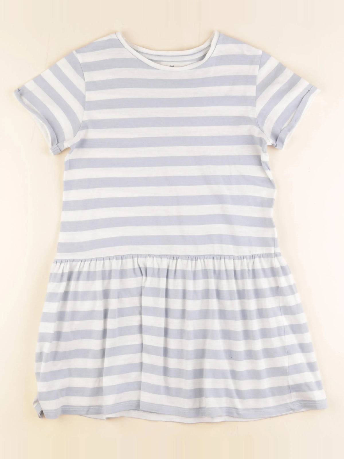 Vertbaudet - robe blanc, bleu - 10 ans