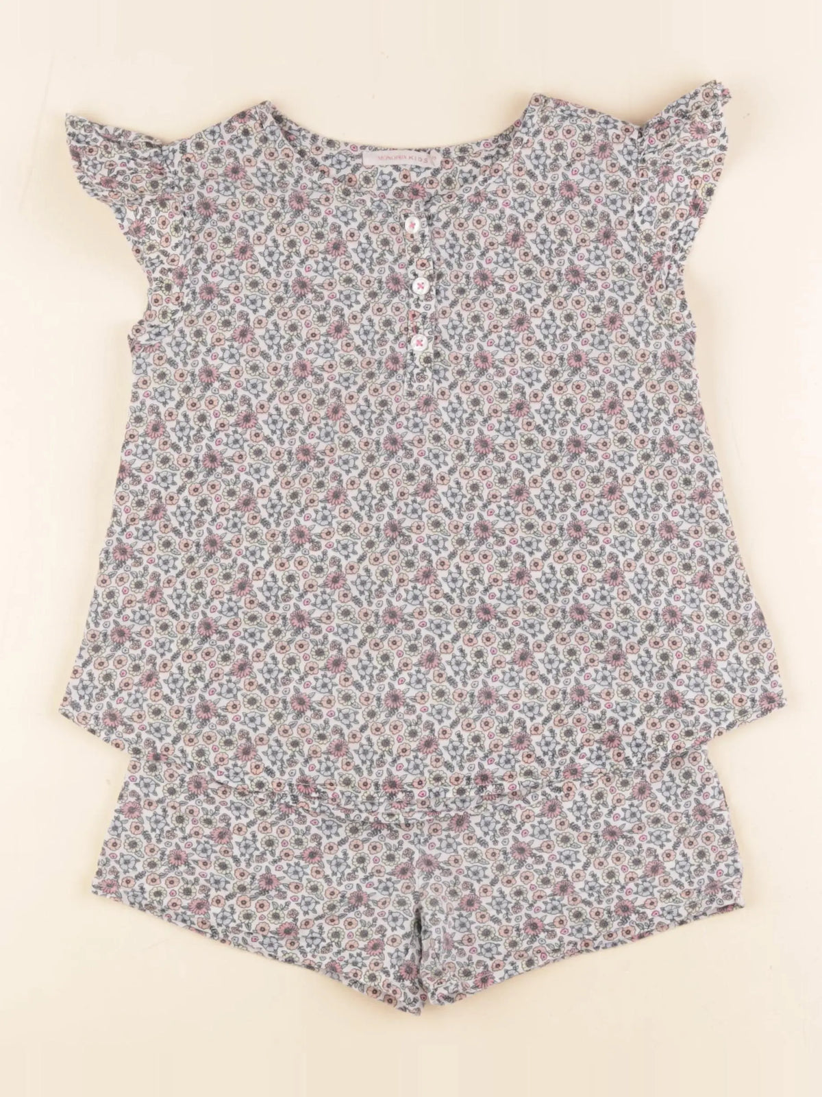 Monoprix - pyjama coton multicolore - 5 ans