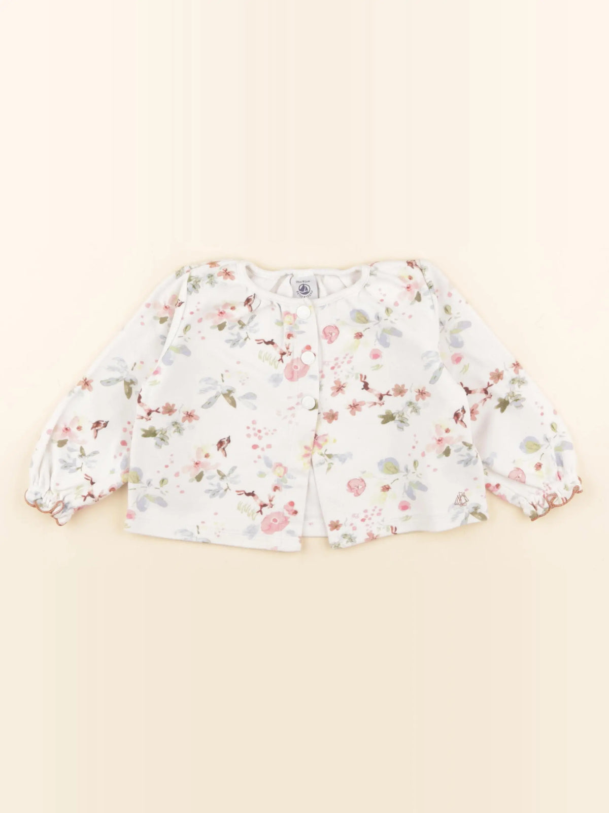 Petit Bateau - sweat multicolore - 18 mois