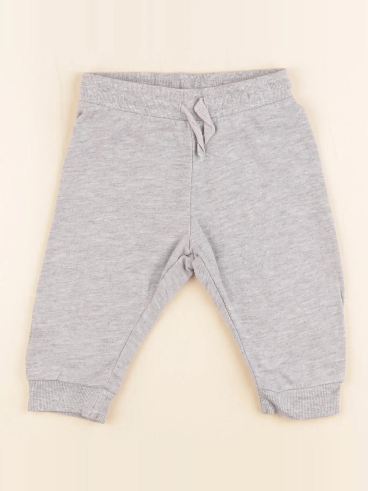H&M - jogging gris - 4/6 mois