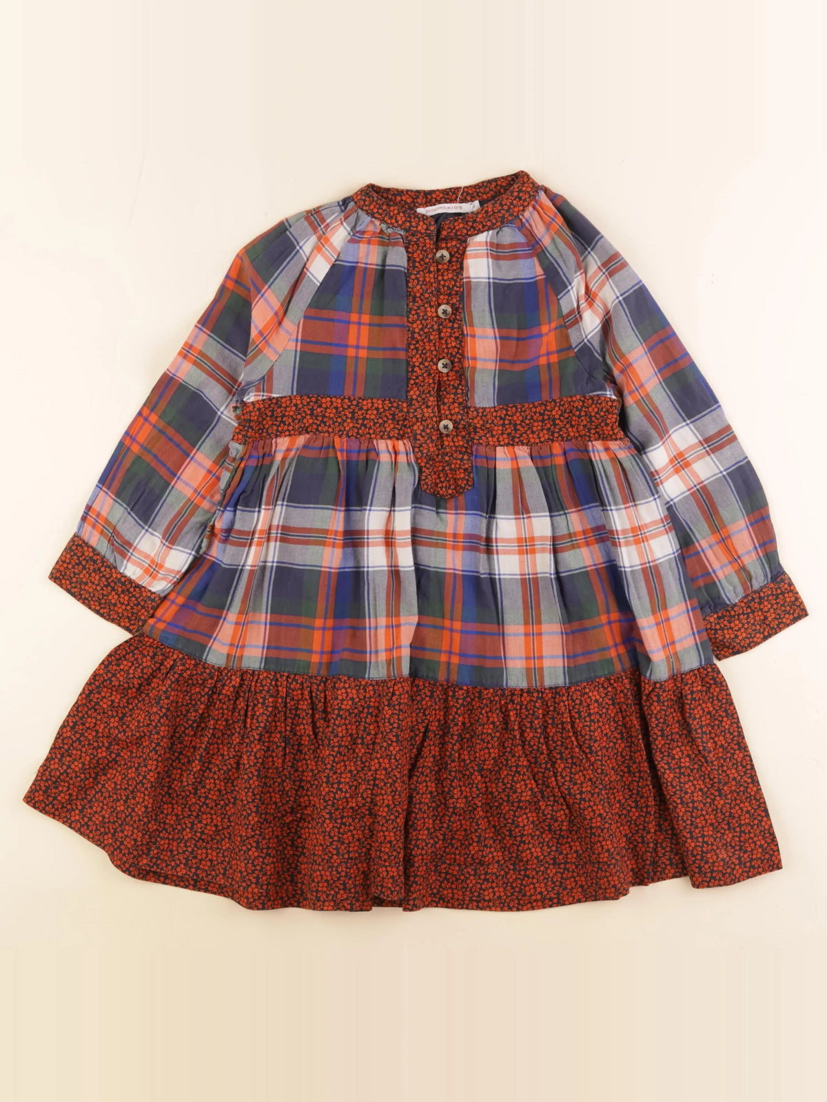 Monoprix - robe multicolore - 6 ans
