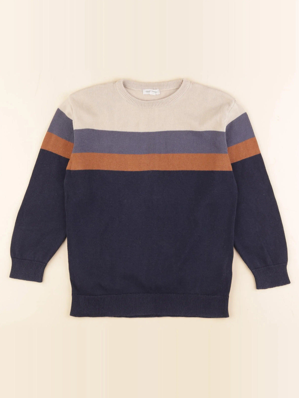 Vertbaudet - pull multicolore - 9 ans