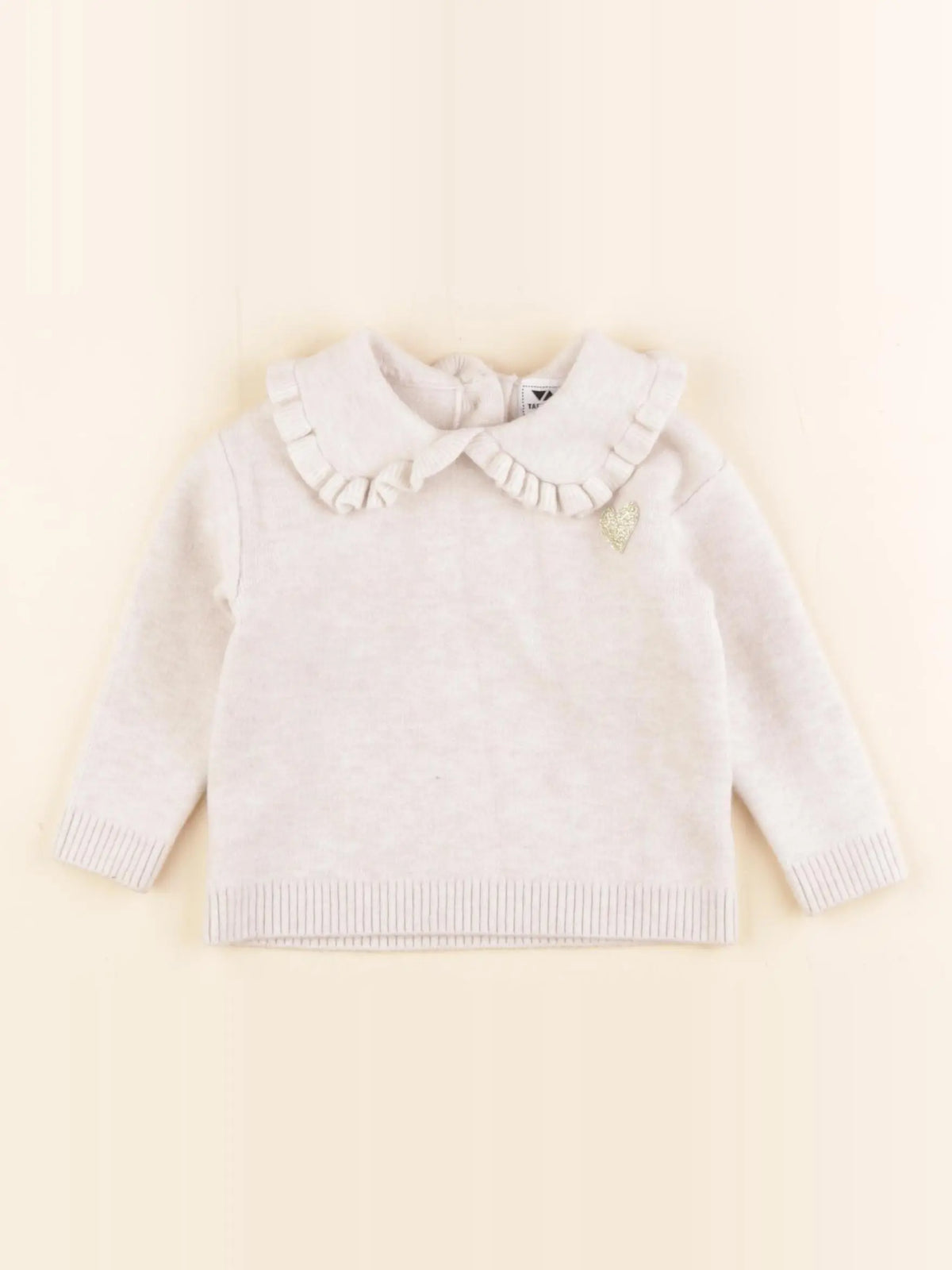 Tape à l'oeil - pull blanc - 18 mois