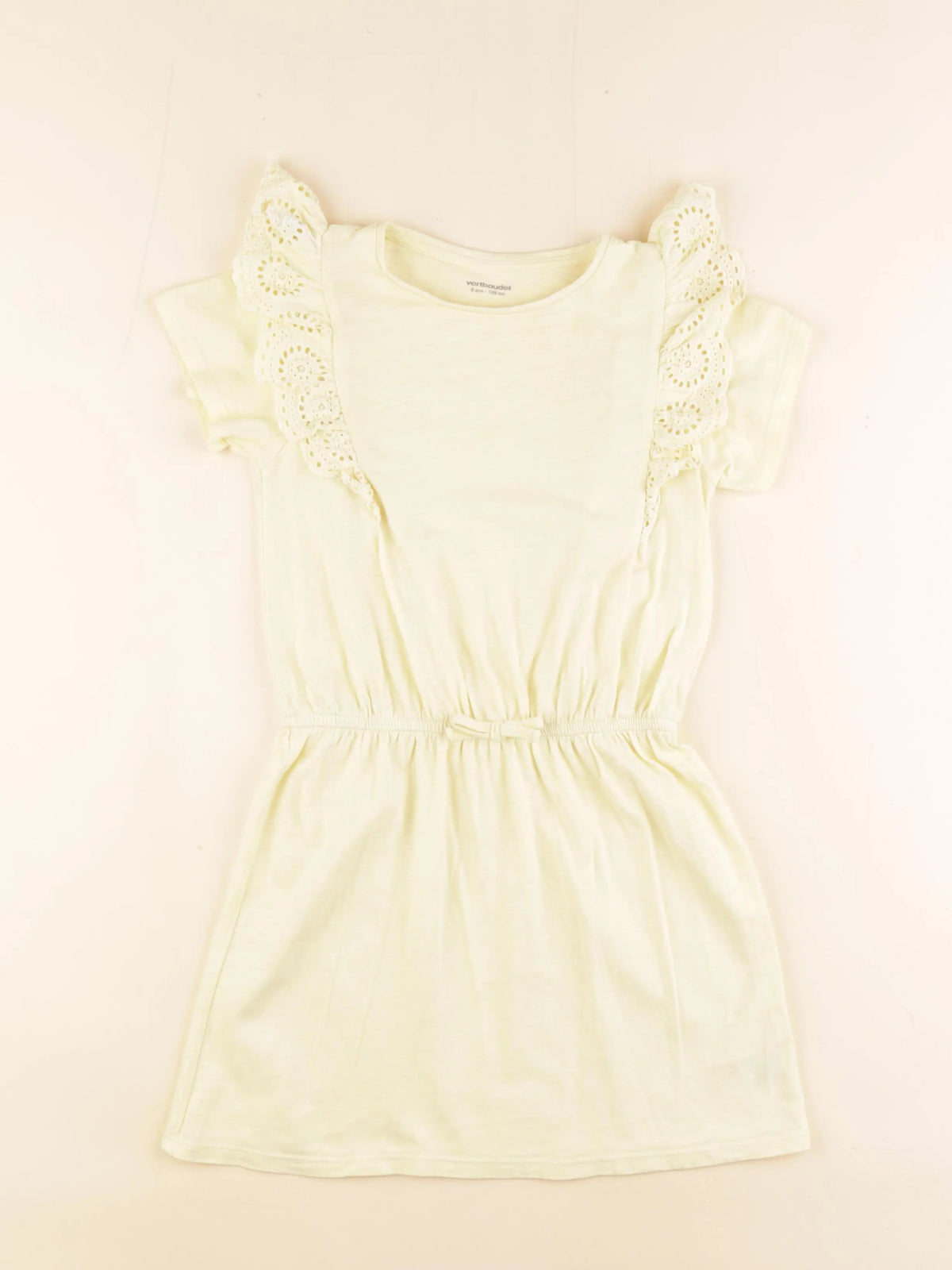 Vertbaudet - robe jaune - 8 ans