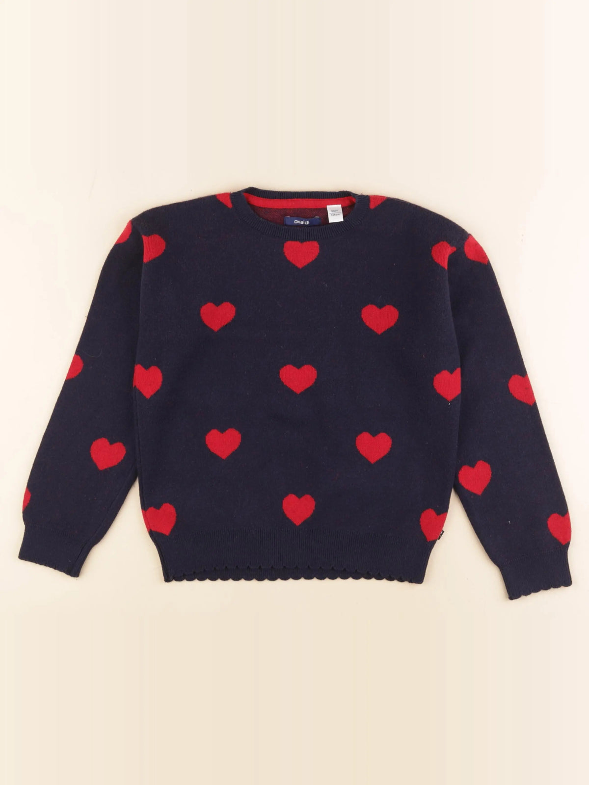 Okaidi - pull bleu - 8 ans