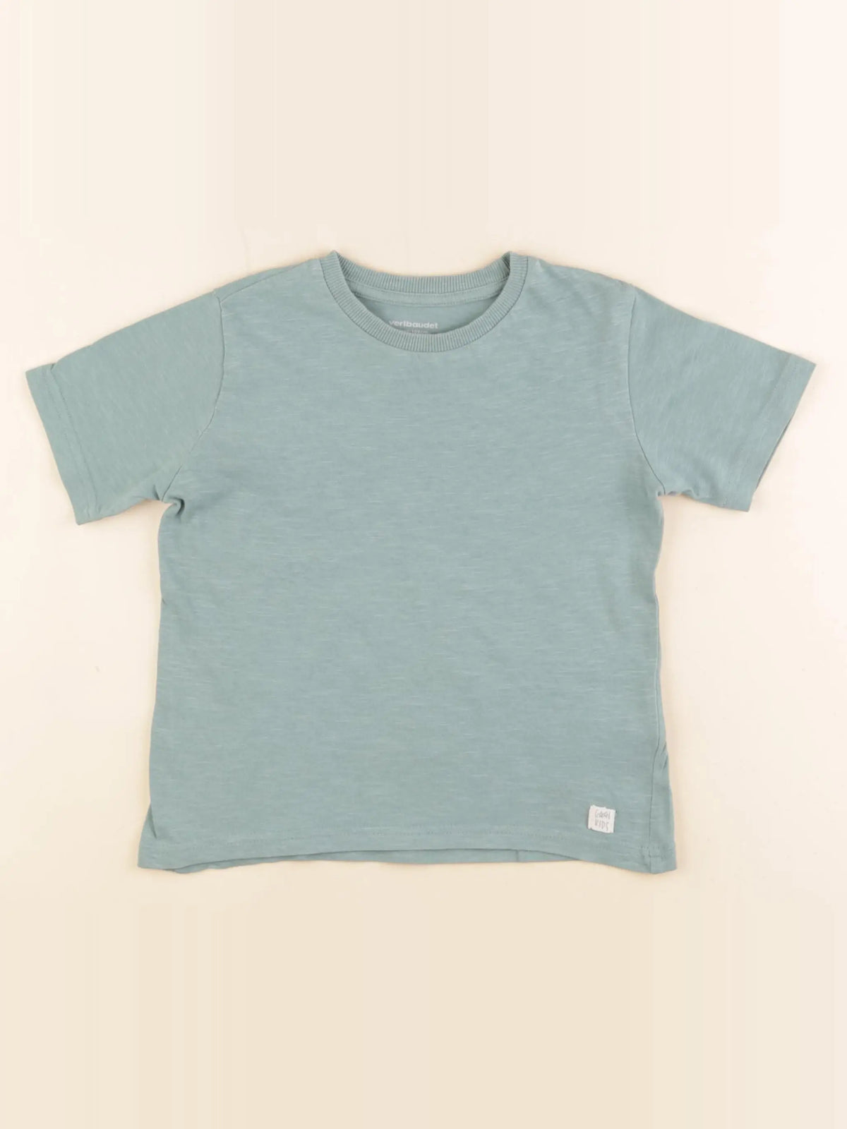 Vertbaudet - tee-shirt vert - 4 ans