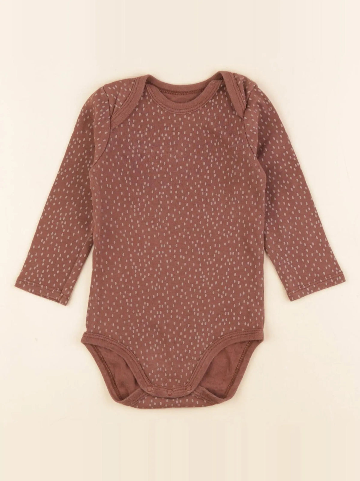 La Redoute - body marron - 12 mois