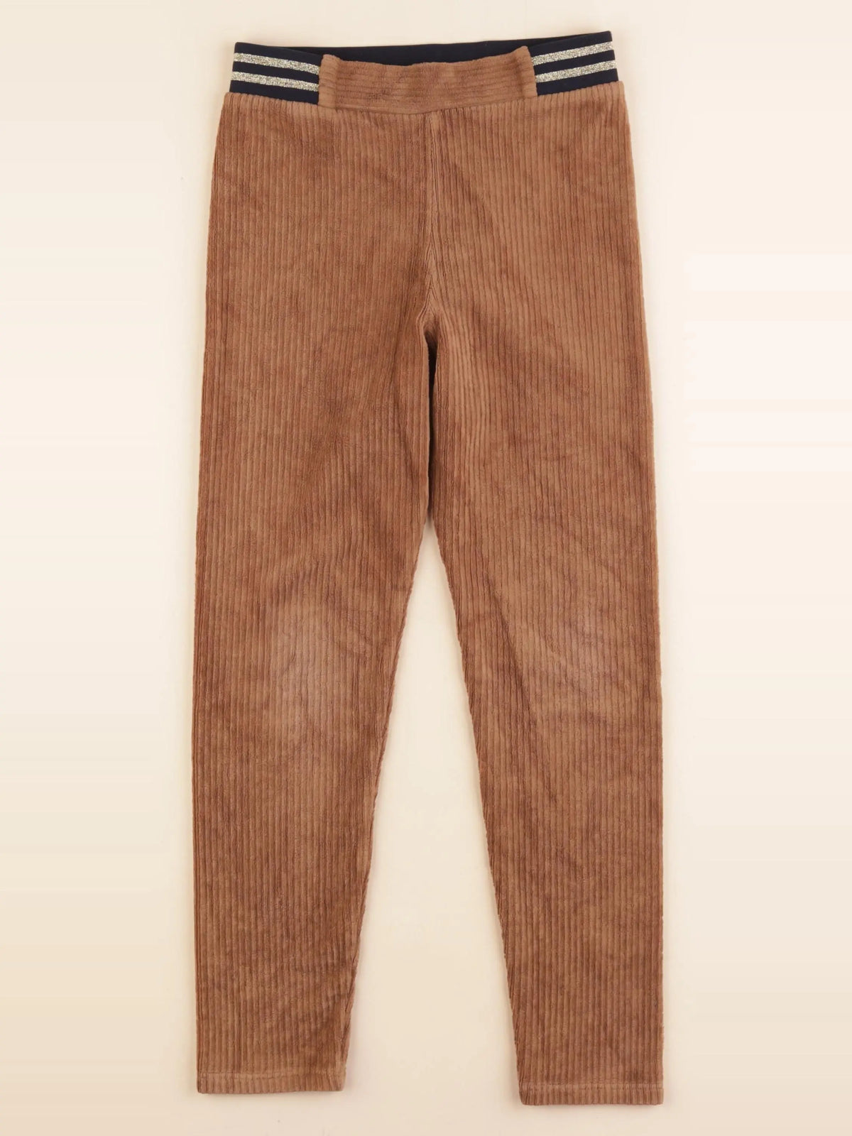 Vertbaudet - legging marron - 8 ans