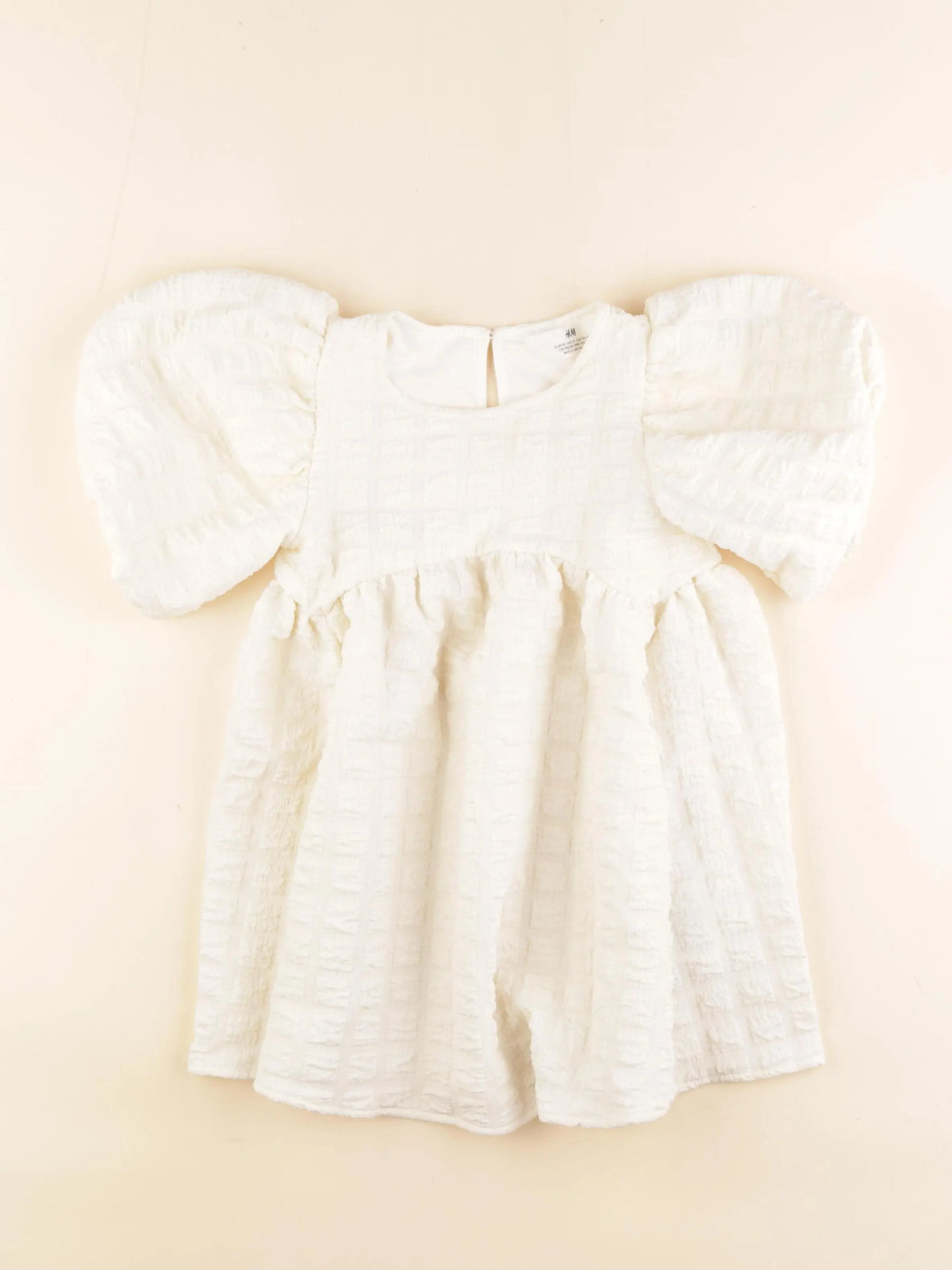 H&M - robe blanc - 18/24 mois